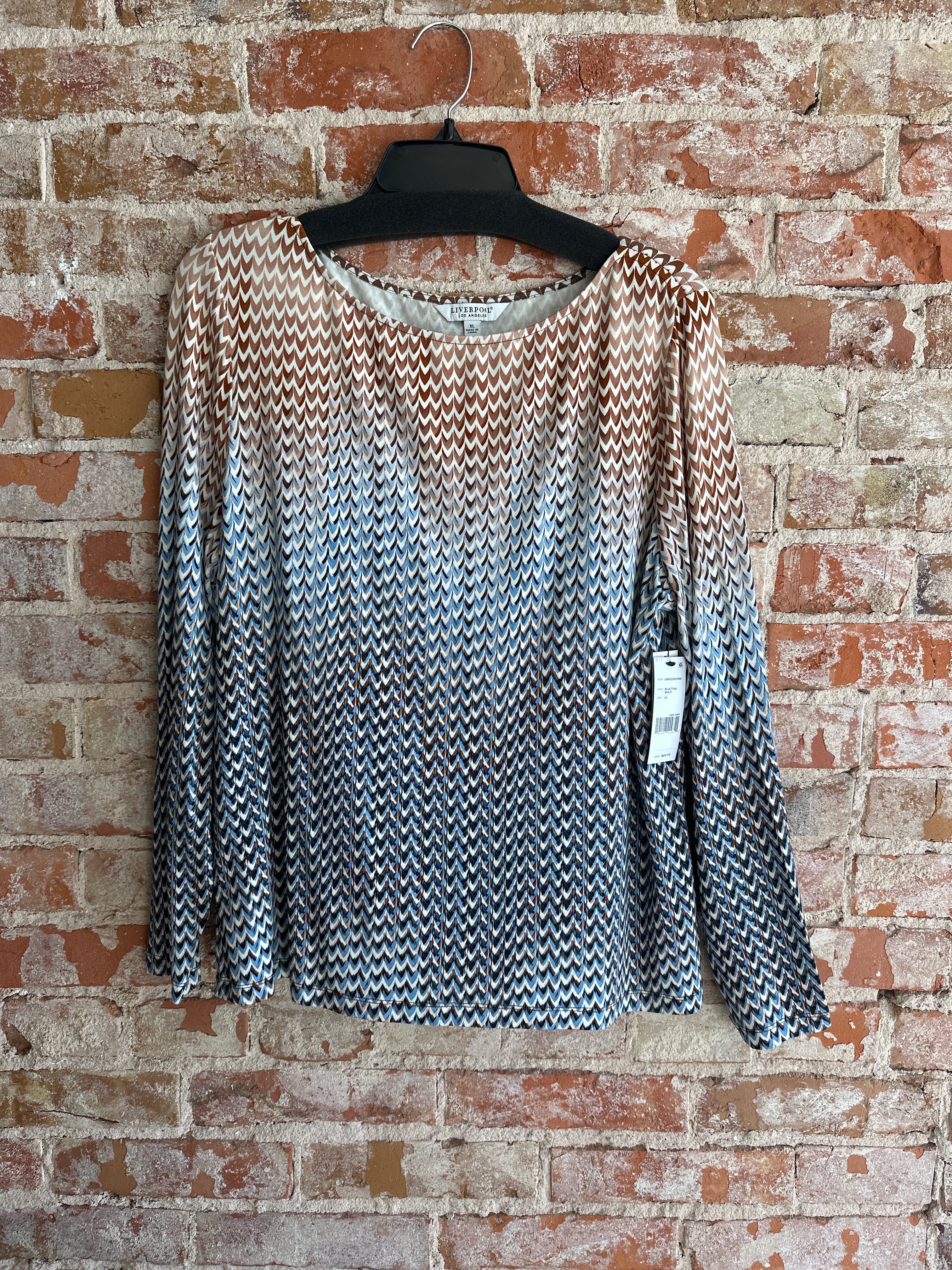 Liverpool Blue/Tan Multi