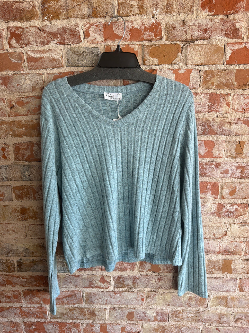 Ethyl Pullover Ribbed Sweater
