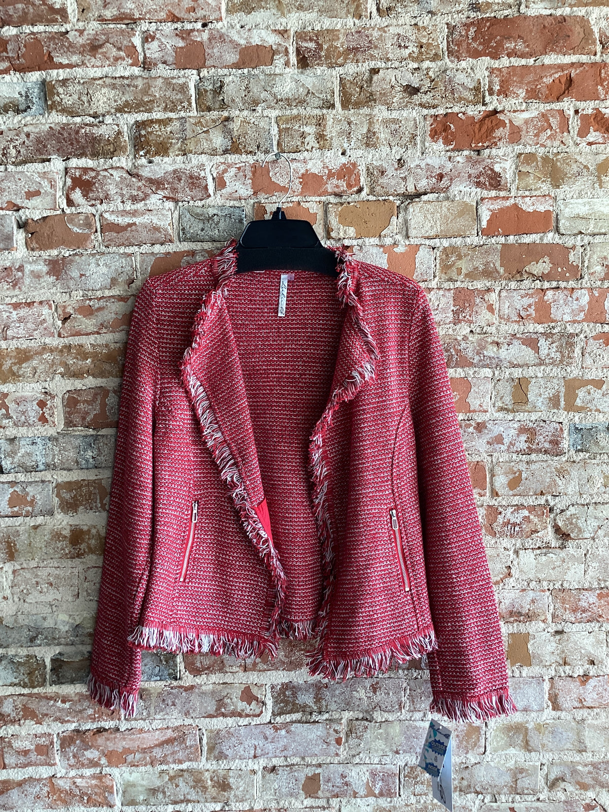 Lulu-B Red Fringed Jacket