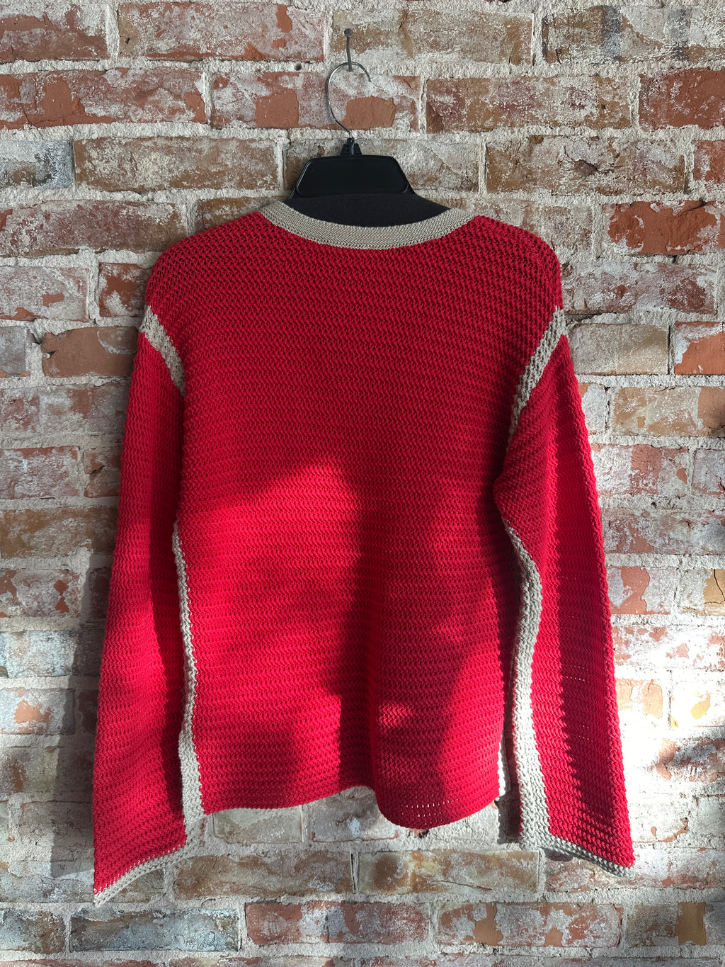 Tribal Collar Sweater Sangria