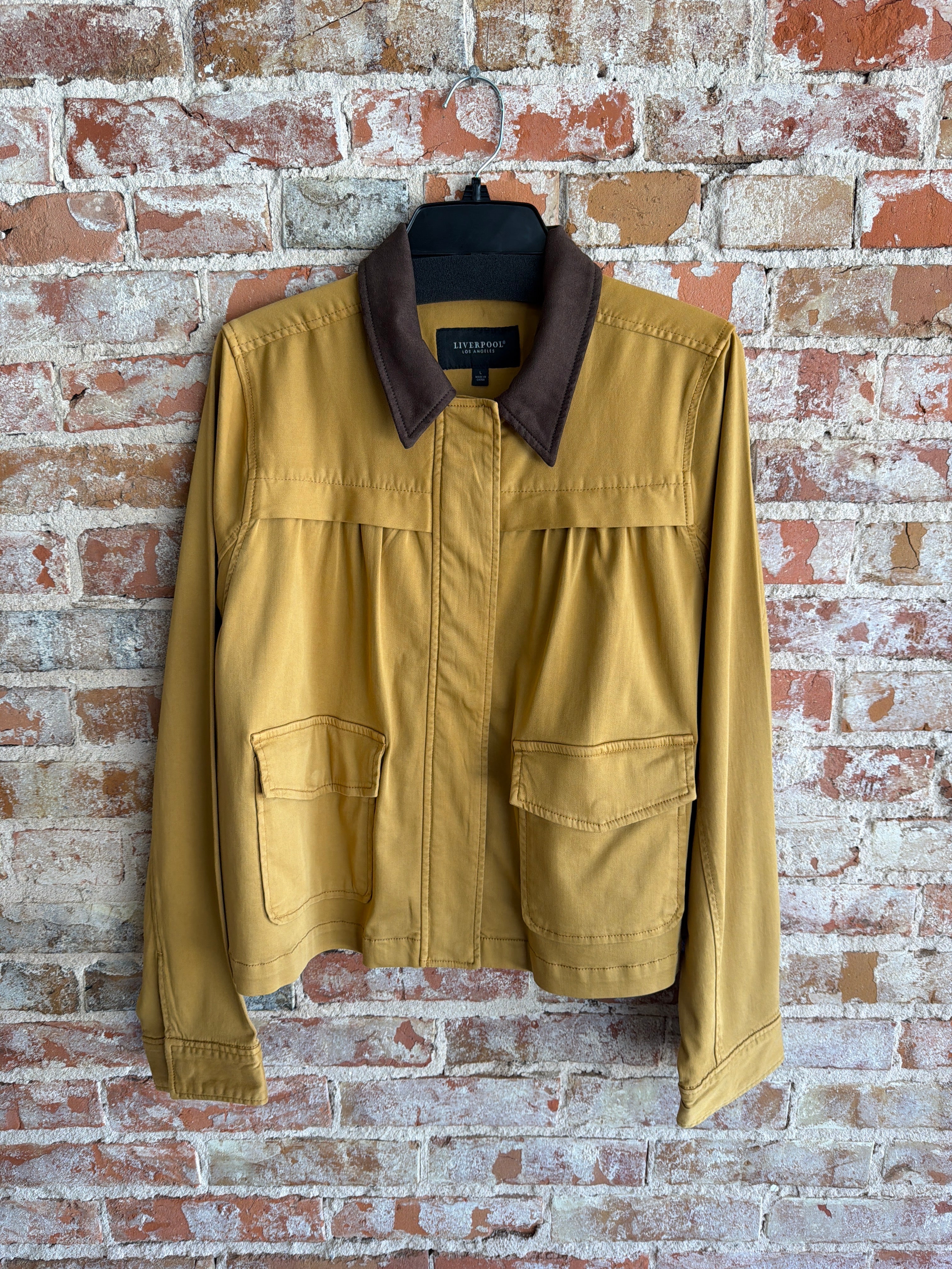 Liverpool collared swing jacket