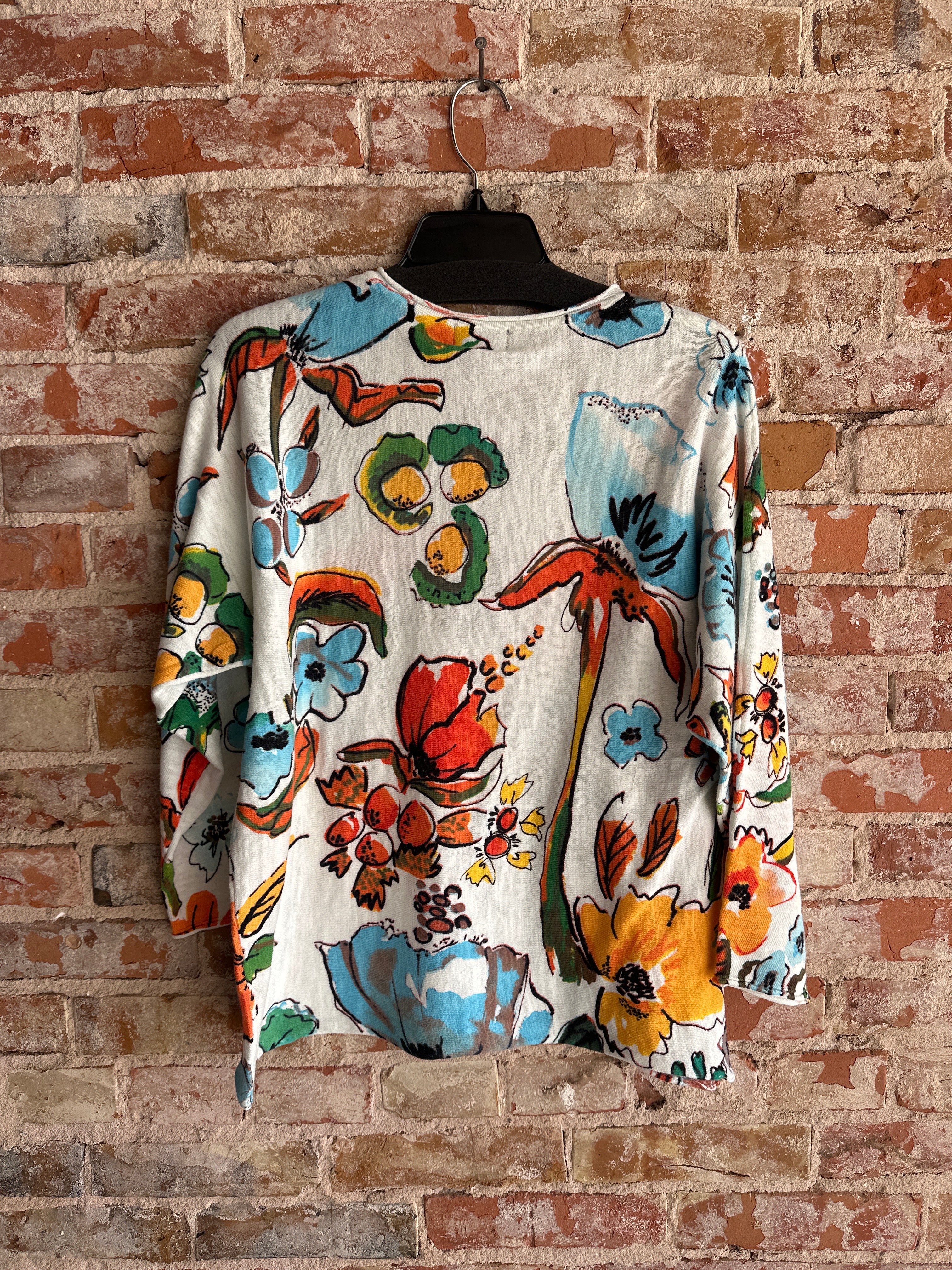 Shana Cotton V Neck Sweater