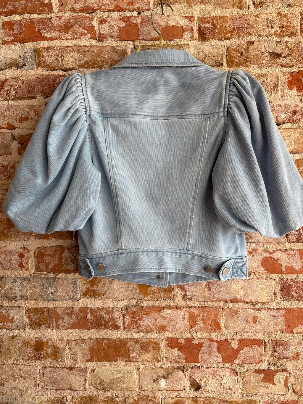 Liverpool Puff Sleeve Jean Jacket
