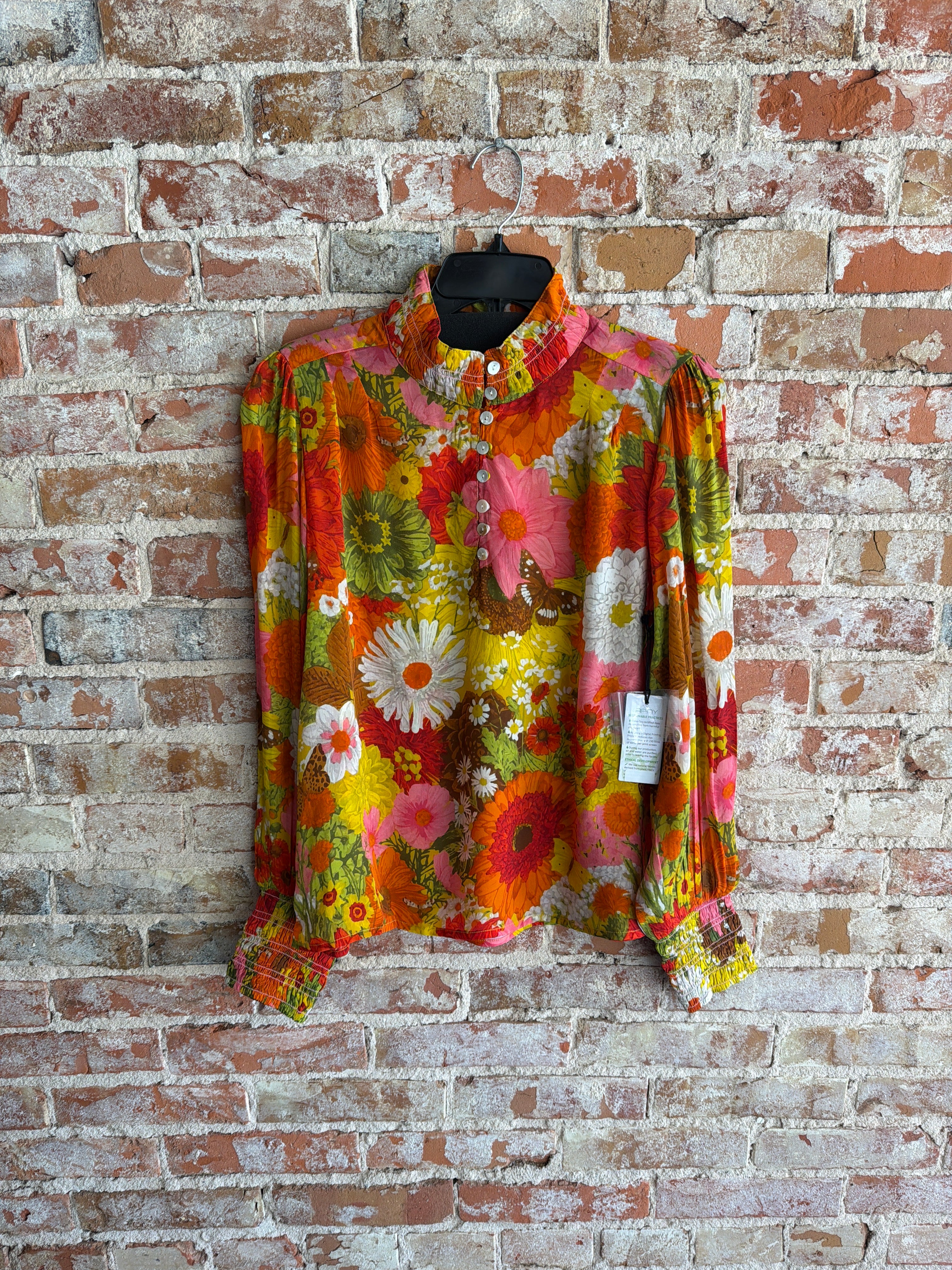 APNY Puff Sleeve Blouse