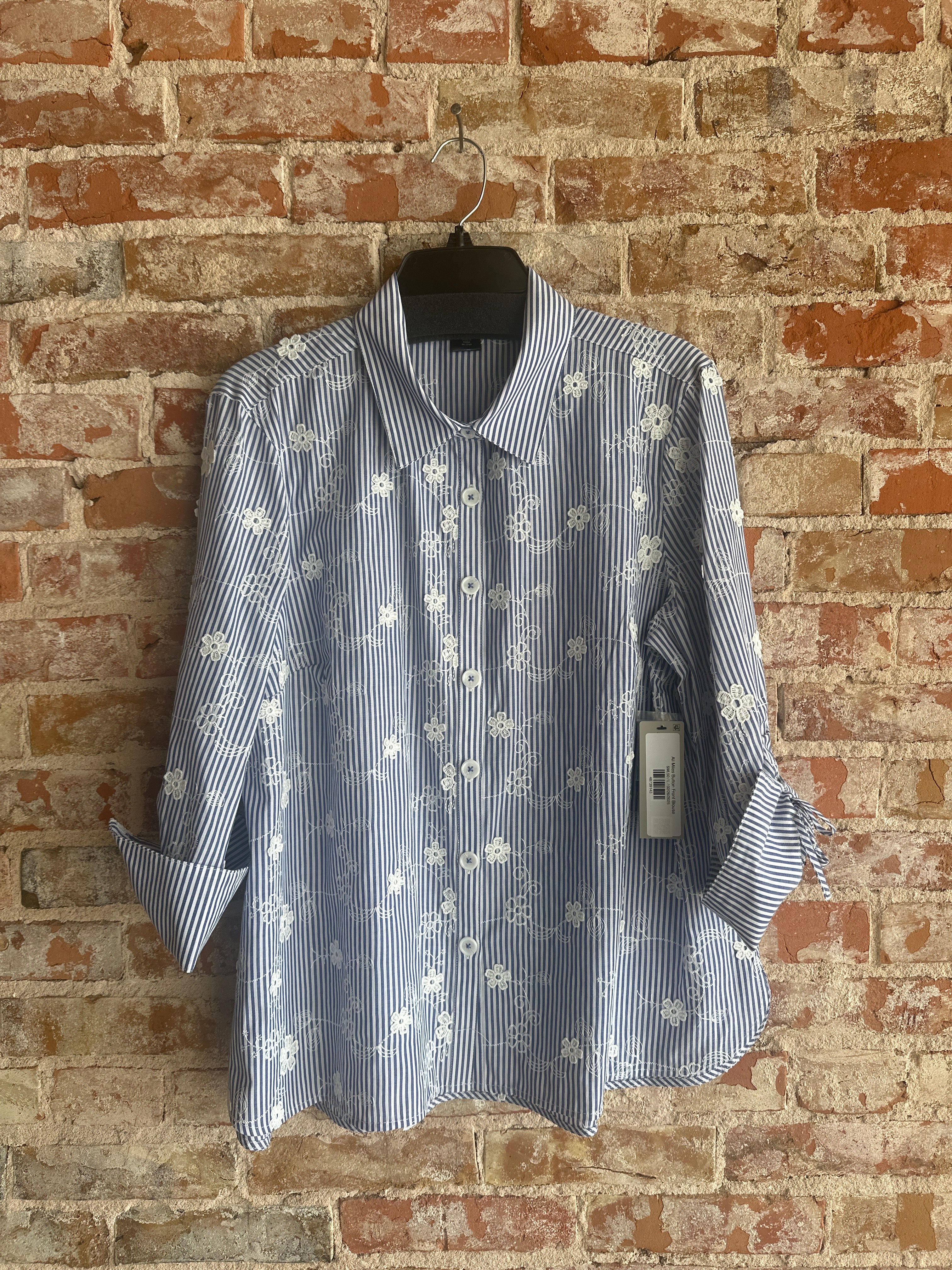 Ali Miles Button Front Blouse