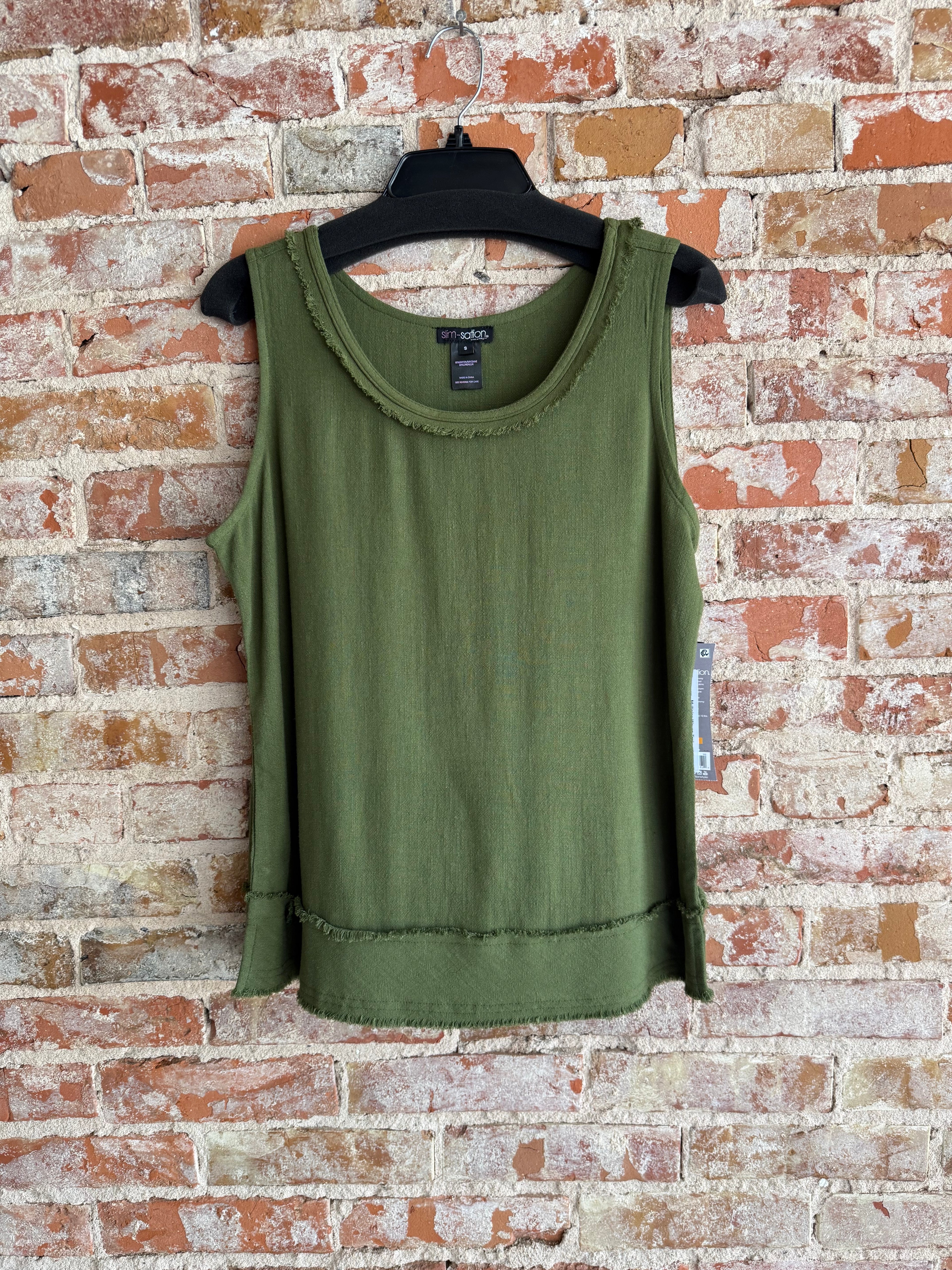 Multiples Woven Tank