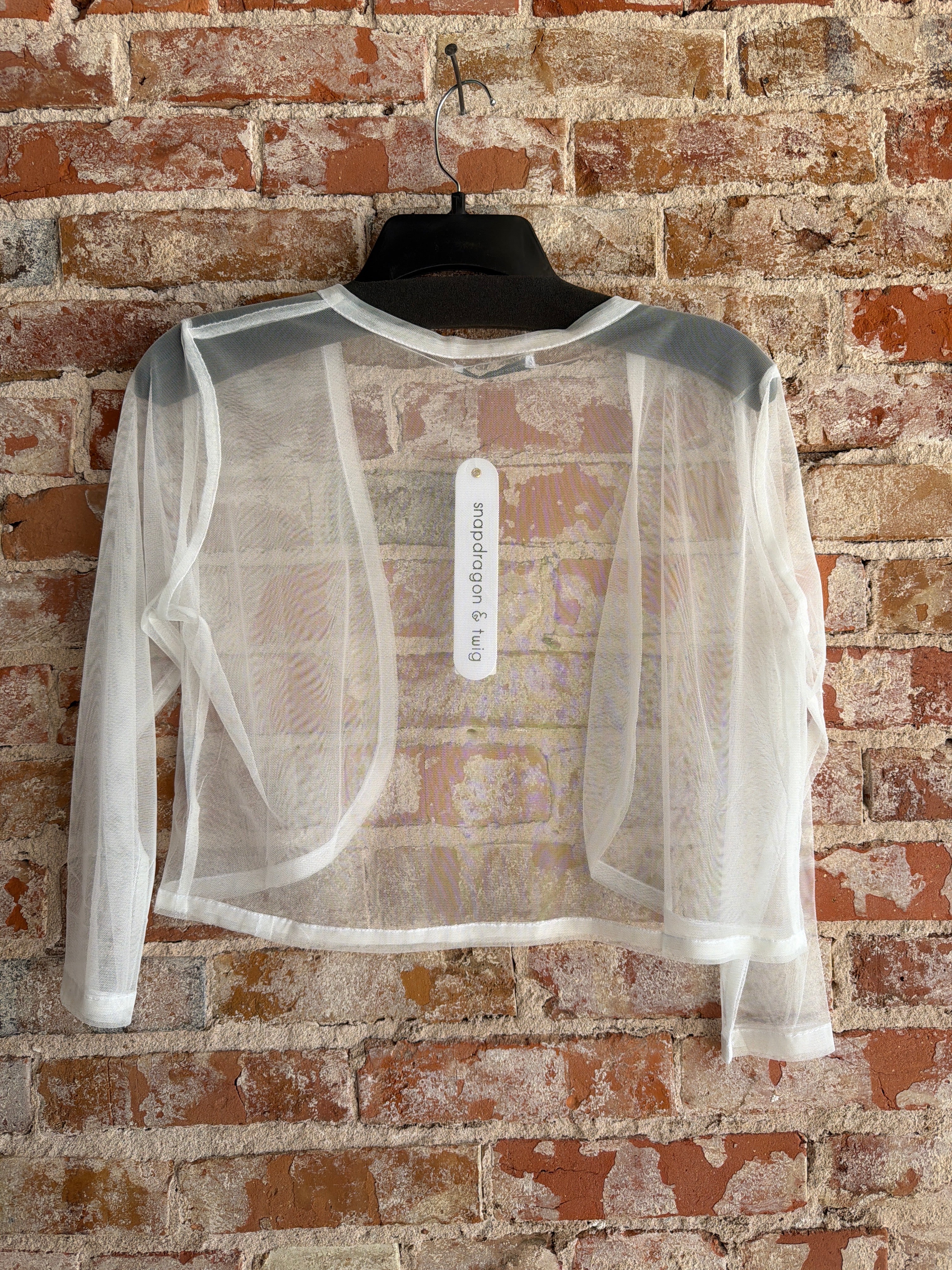 Tulip Mesh Shrug