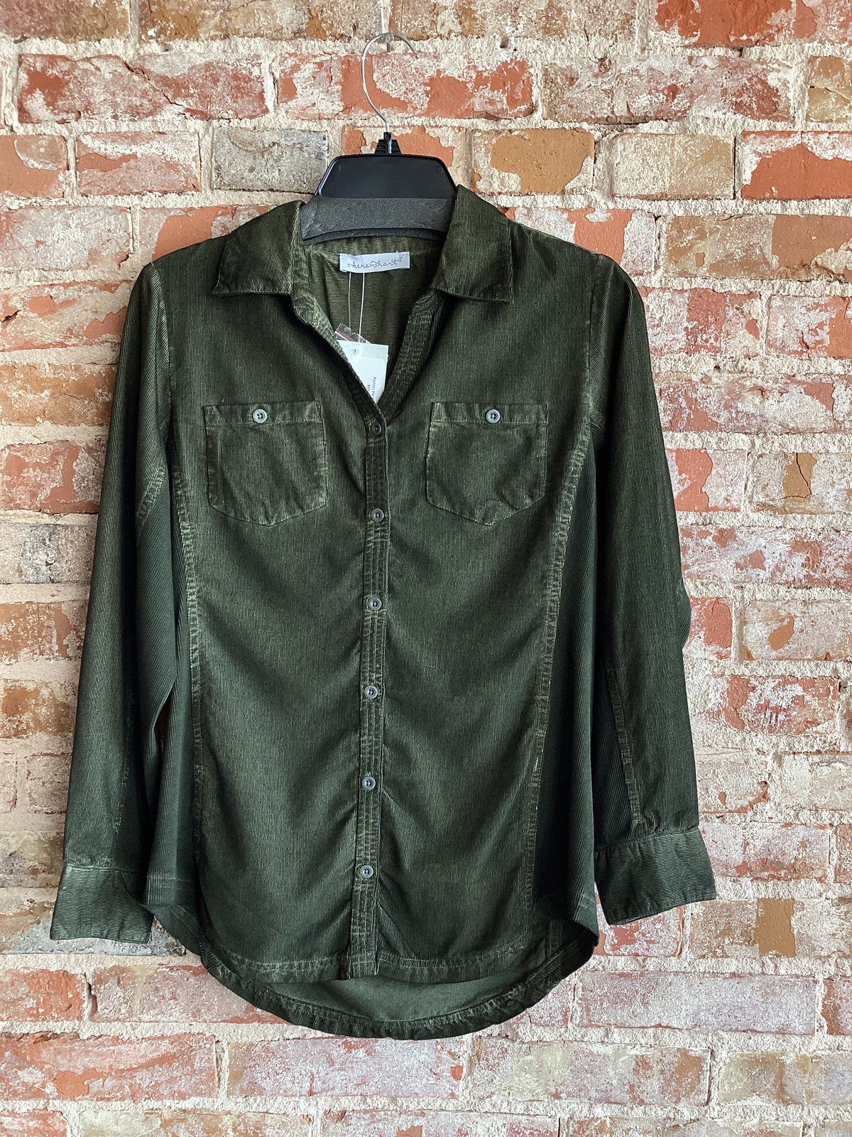 Keren Heart Button Up Shacket