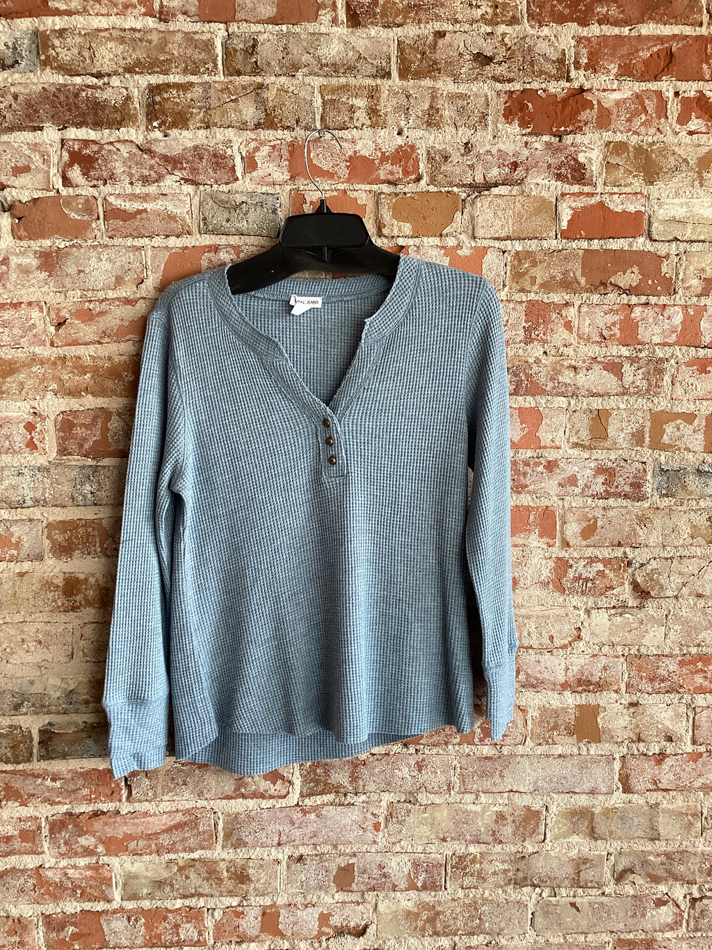 Tribal Henley Long Sleeve Top
