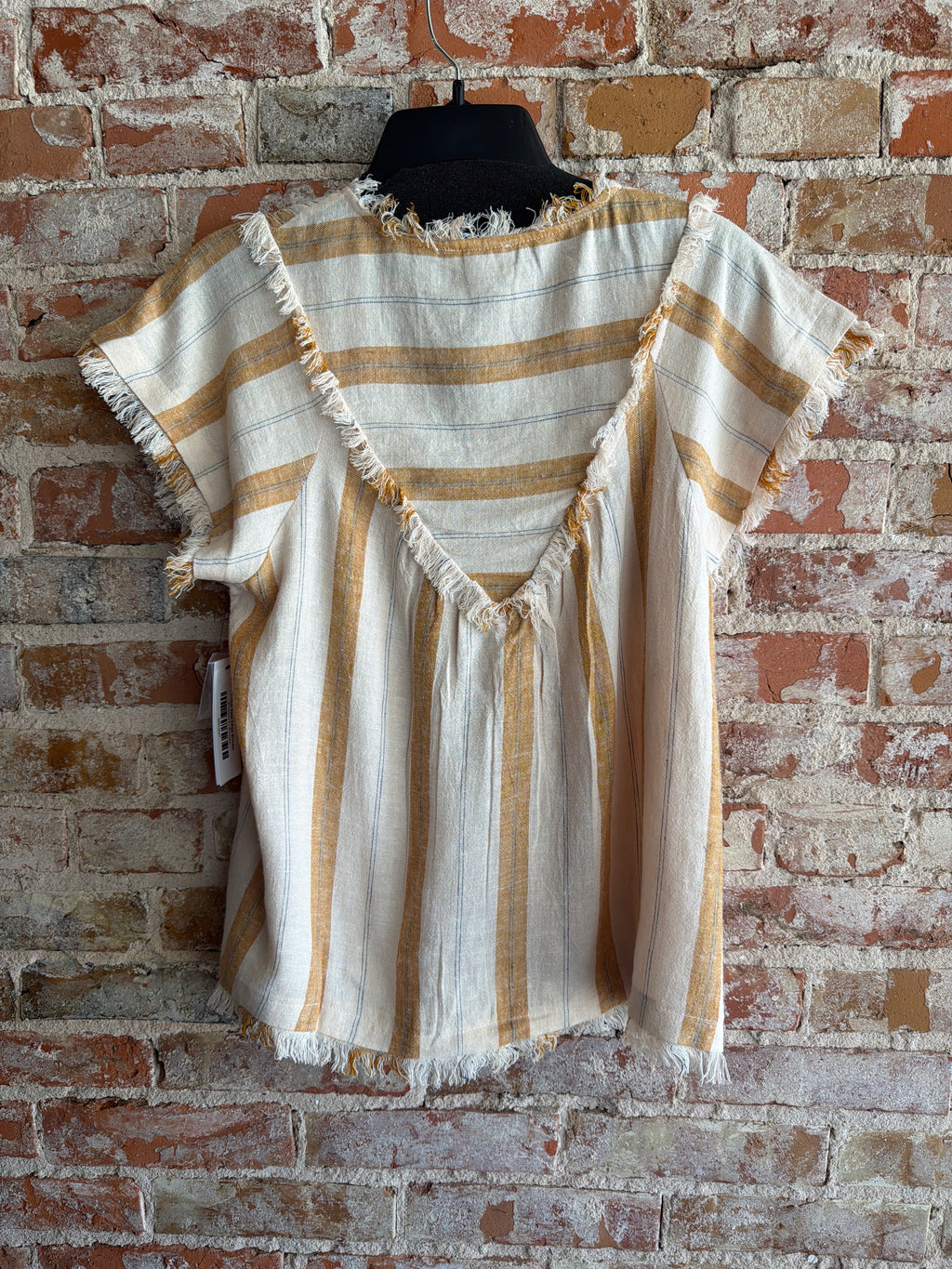 Tribal Raw Edge Blouse