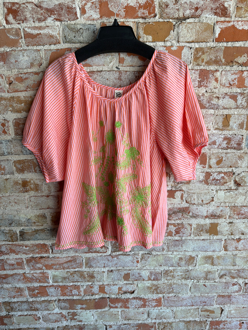 Ivy Jane Stripe Embroidered Top