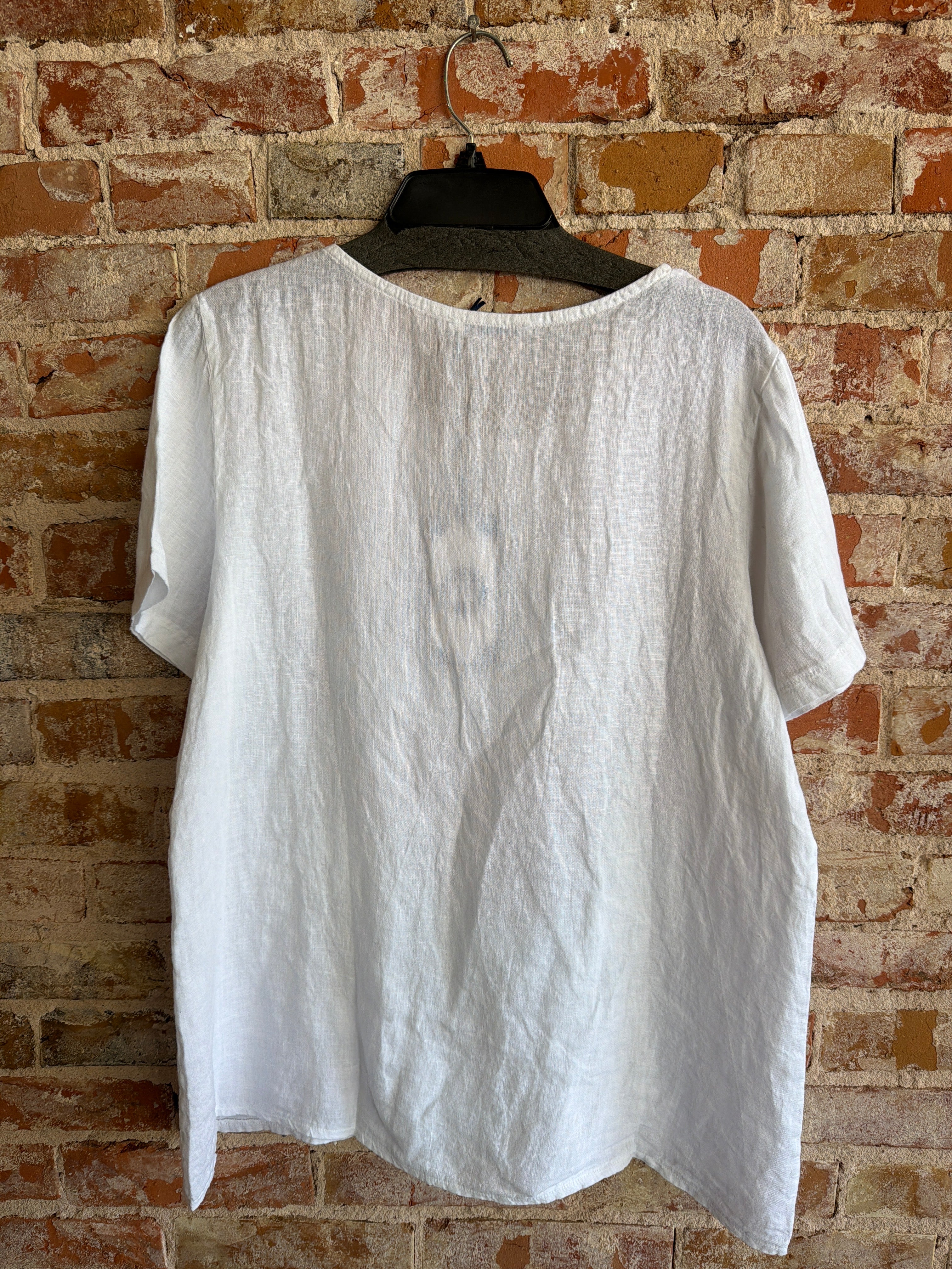 Tempo Denim Flower Top