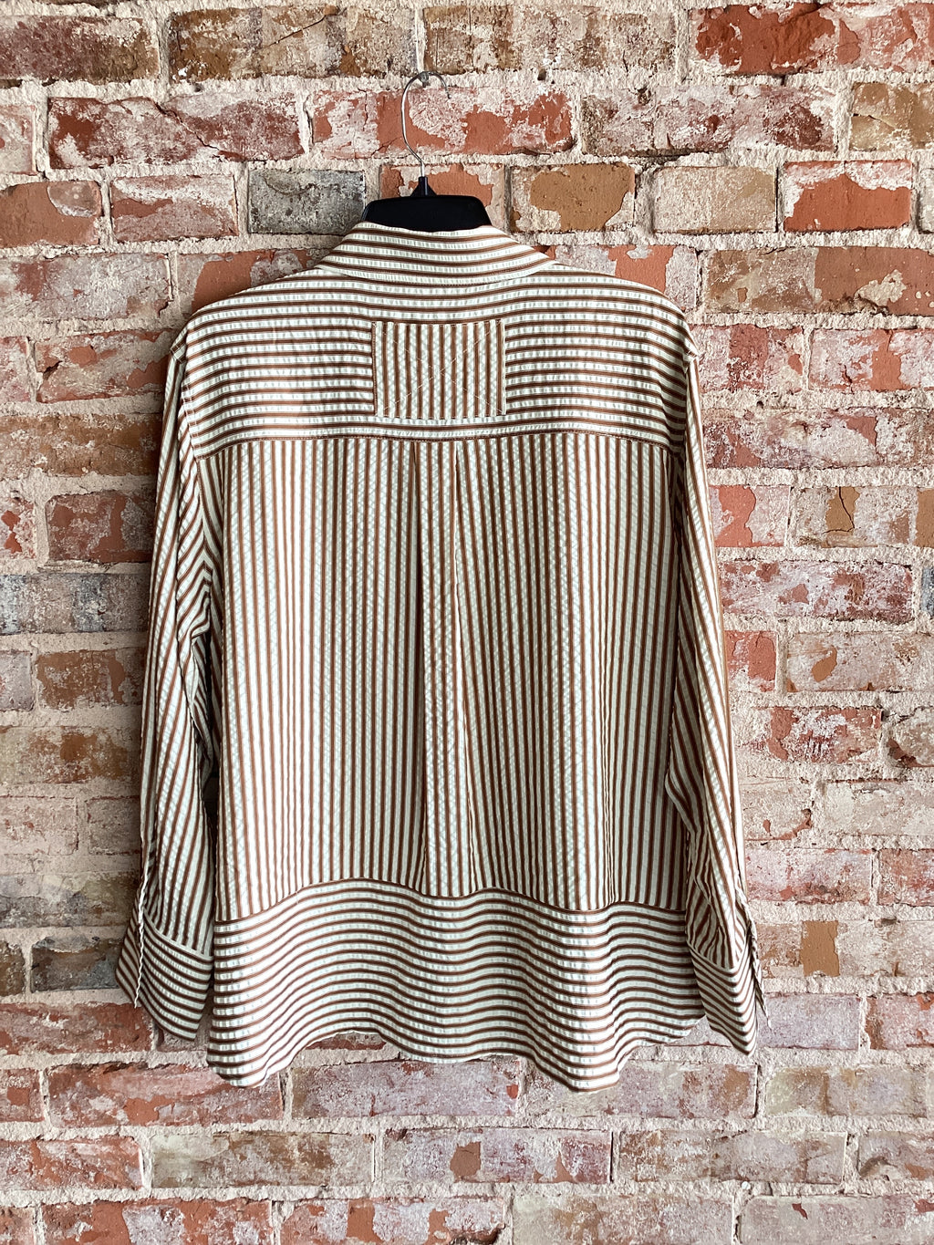 Multiples Woven Cuff Botton Shirt