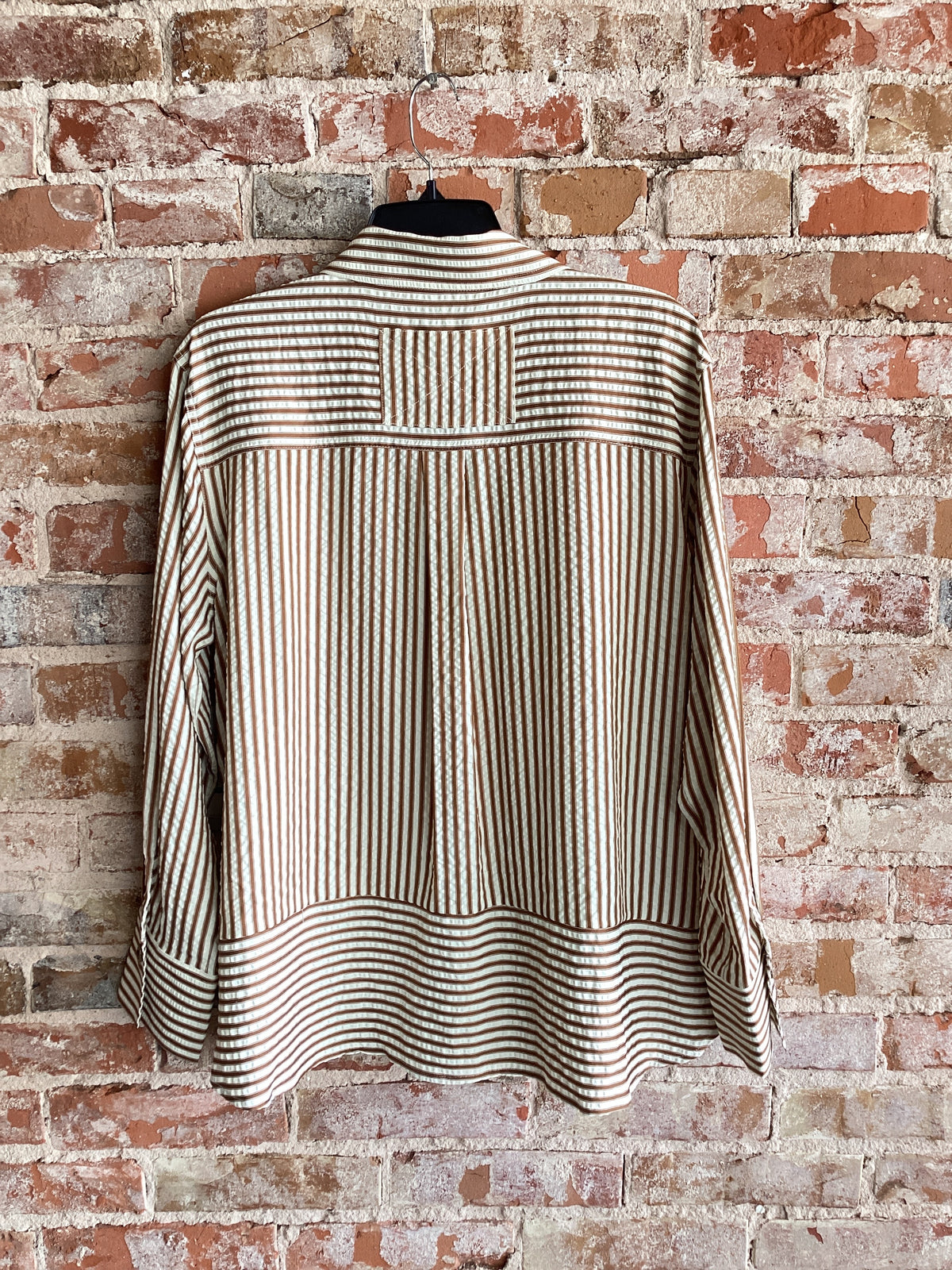 Multiples Woven Cuff Botton Shirt