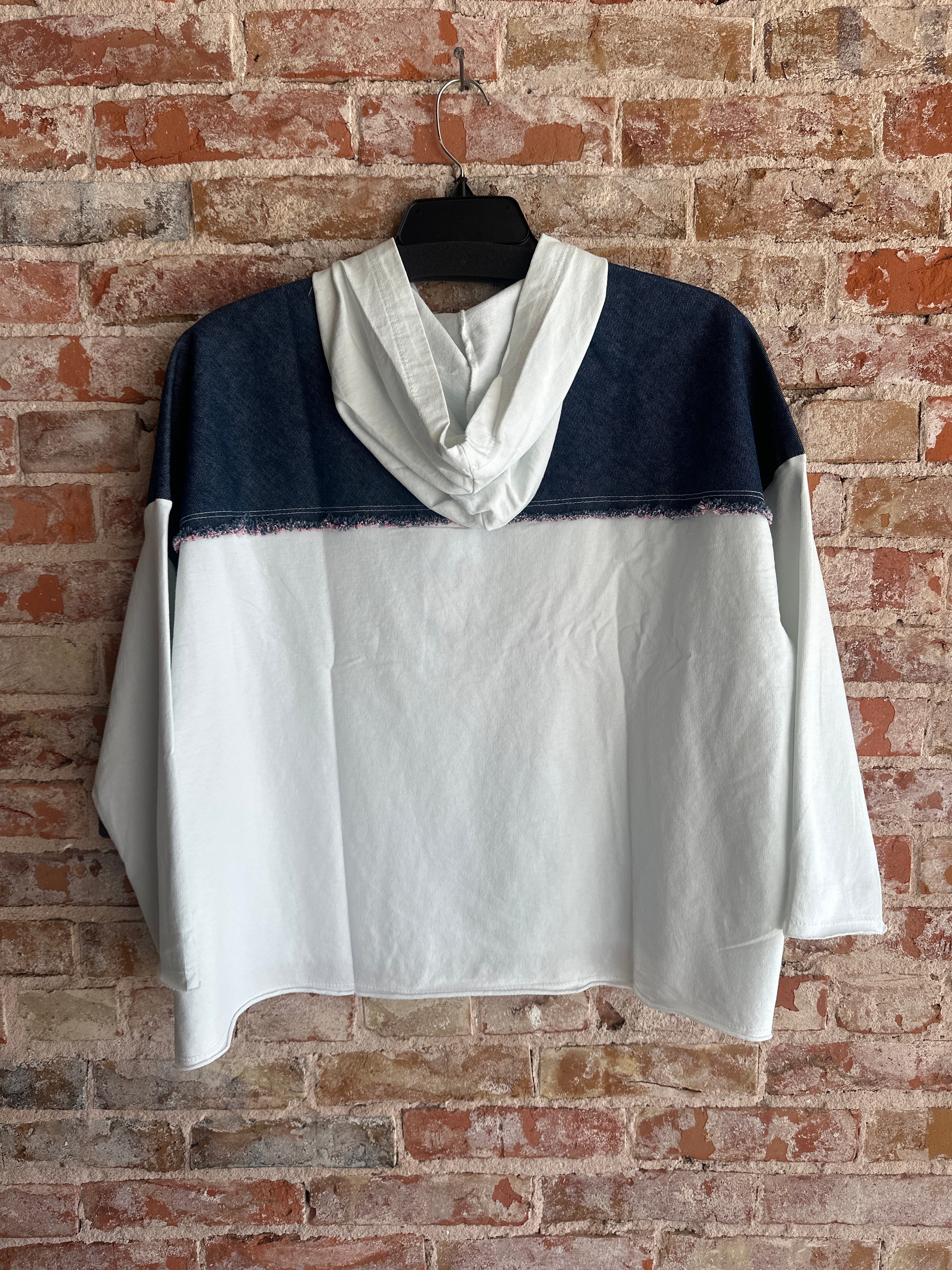 Tempo Paris hooded knit top