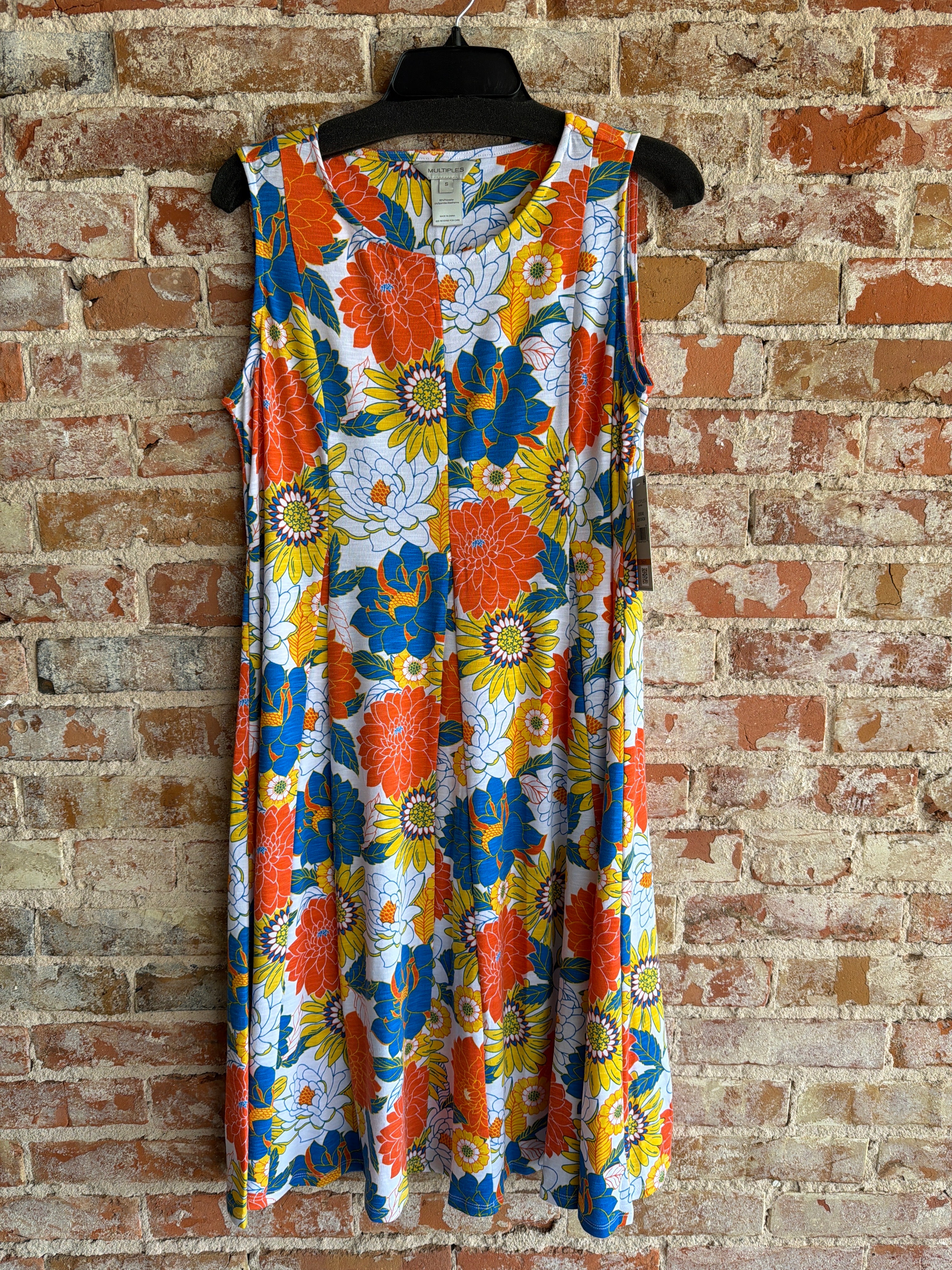 Multiples Scoop Neck Dress