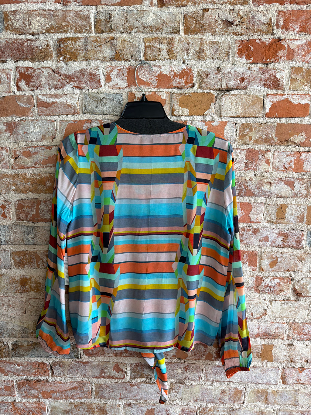 APNY V-Neck Tie Front Top