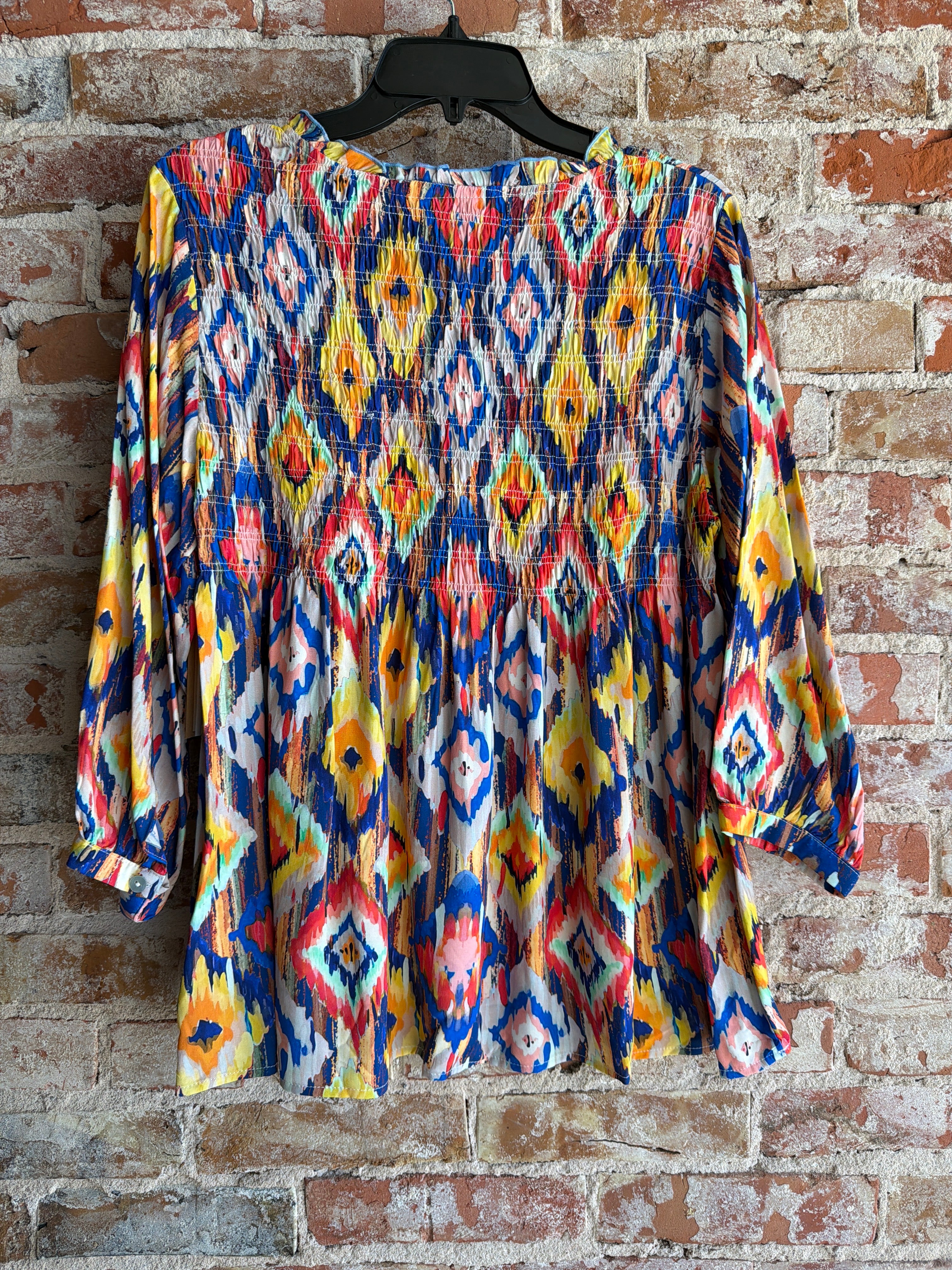 Tru Luxe Split Neck Top