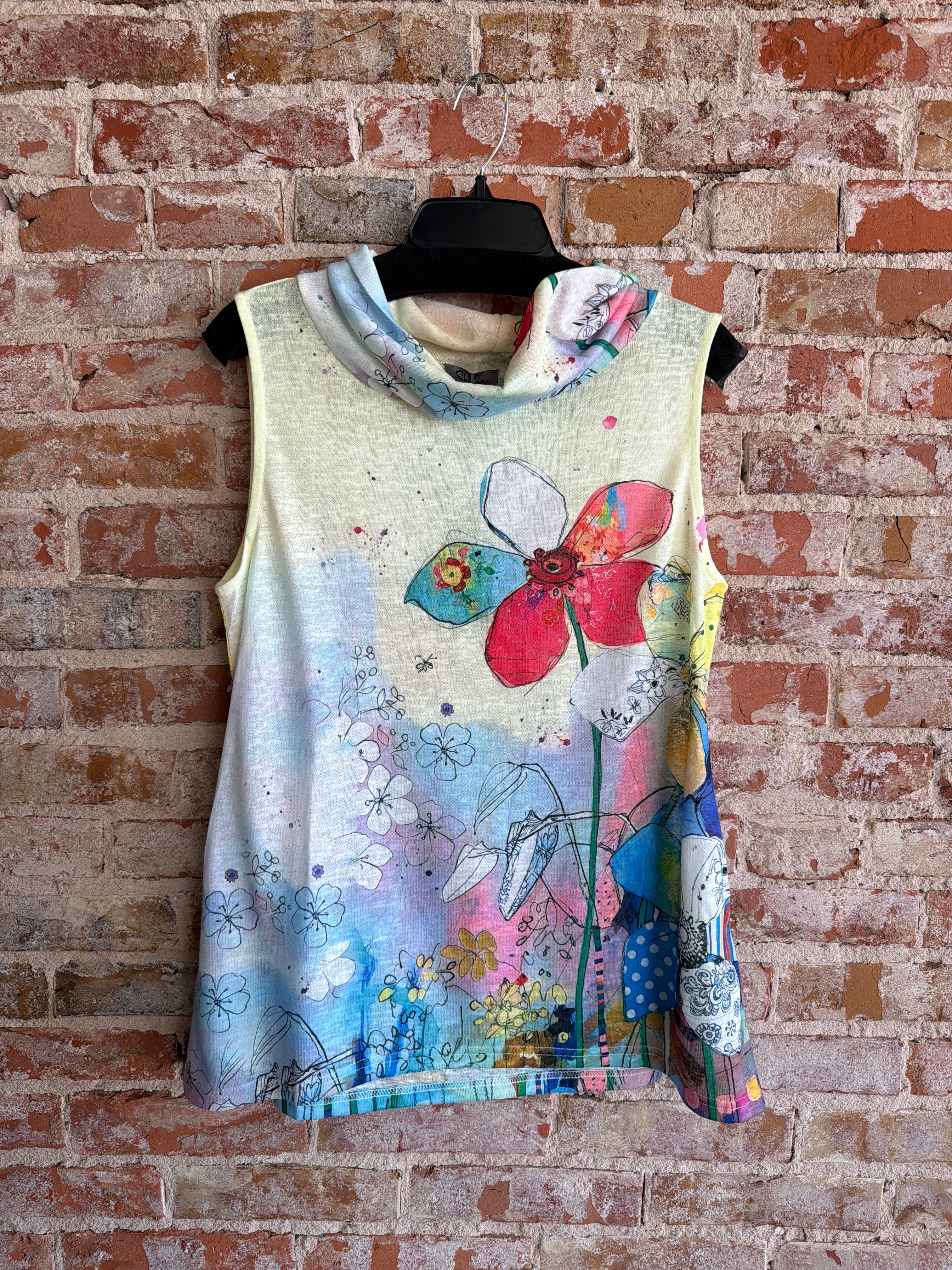 Shana Sleeveless Cowl Neck Top