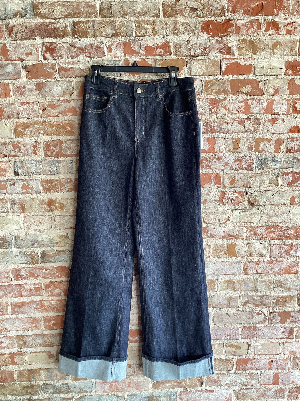 Tribal Palazzo Denim / Cuffs