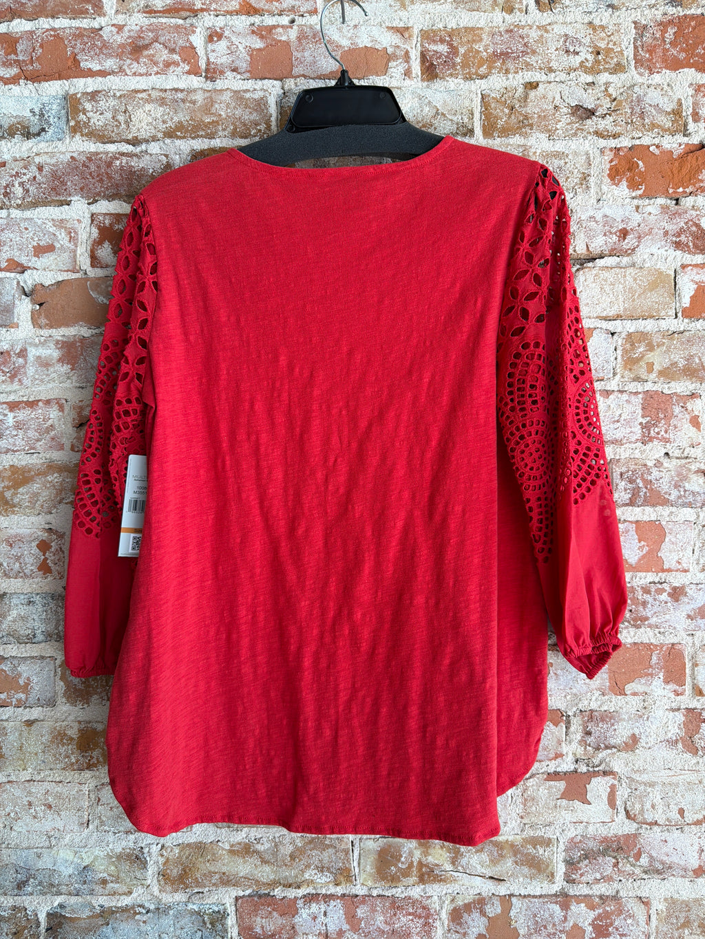Multiples eyelet sleeve Top