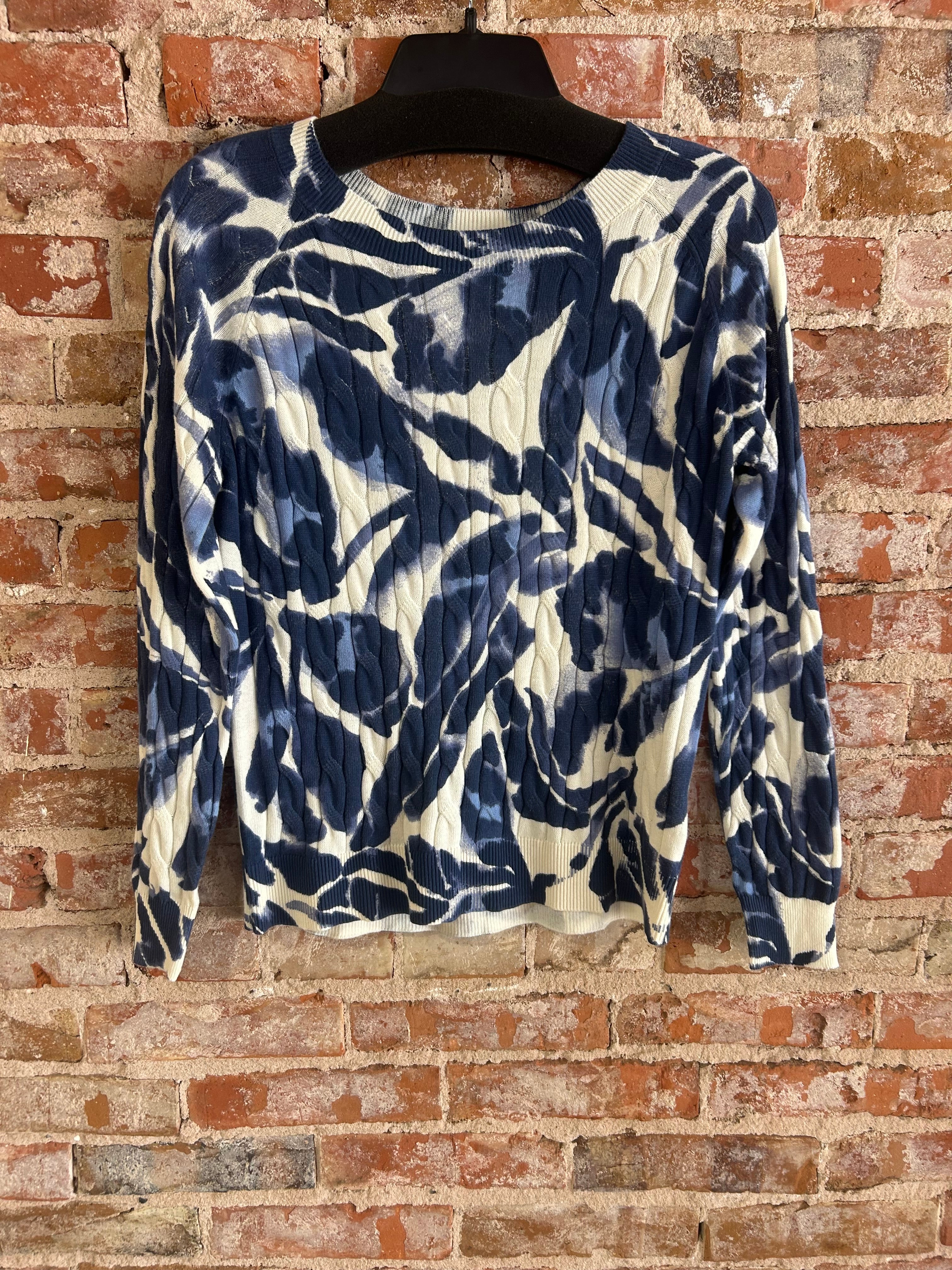 Tribal Detailed Crewneck Sweater