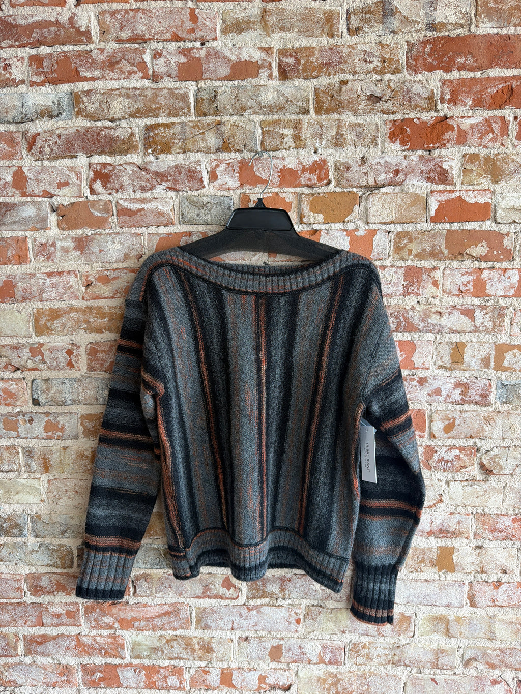 Tribal Mock NK Sweater