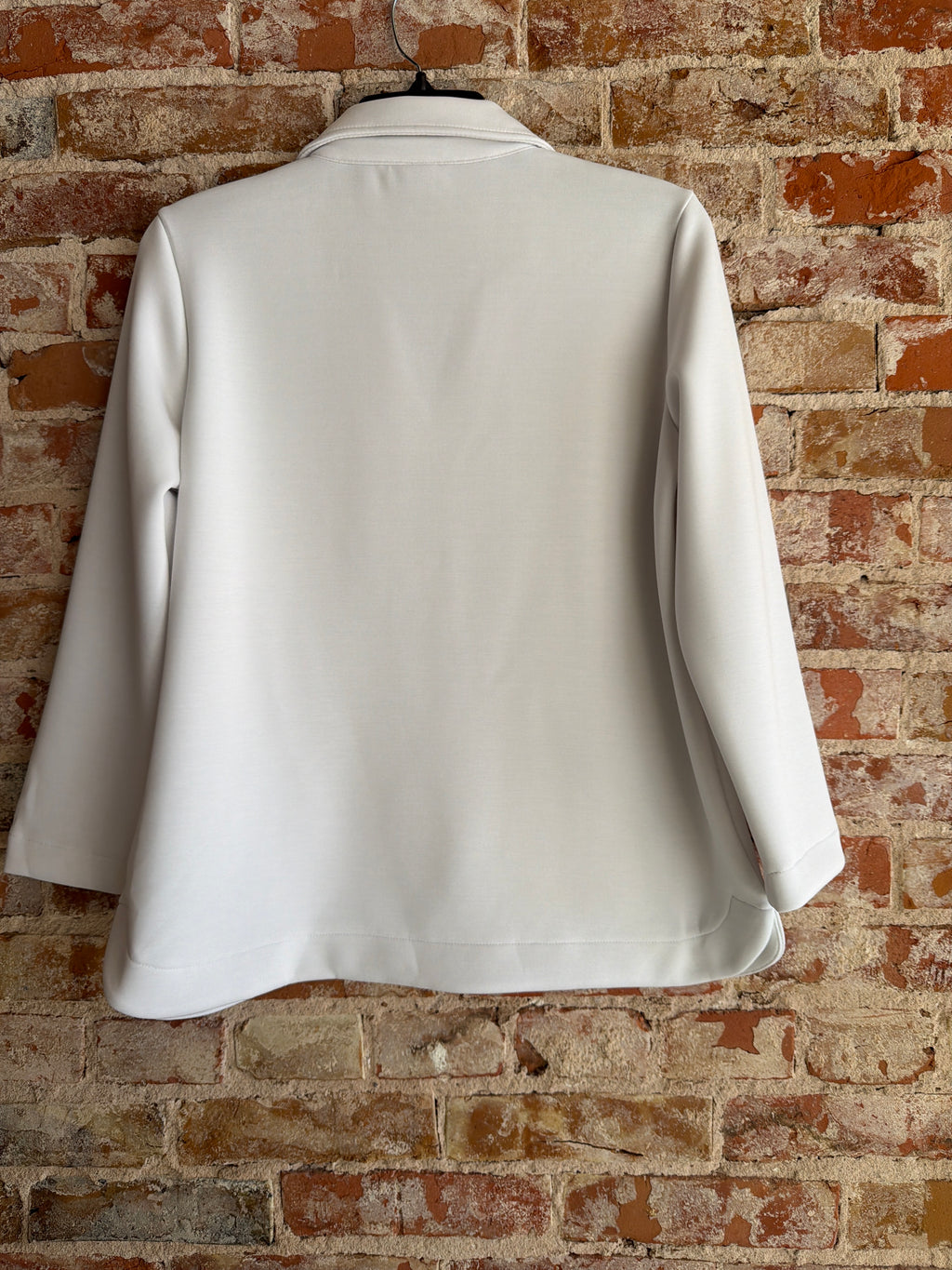 Multiples Johnny Collar V-Neck Top