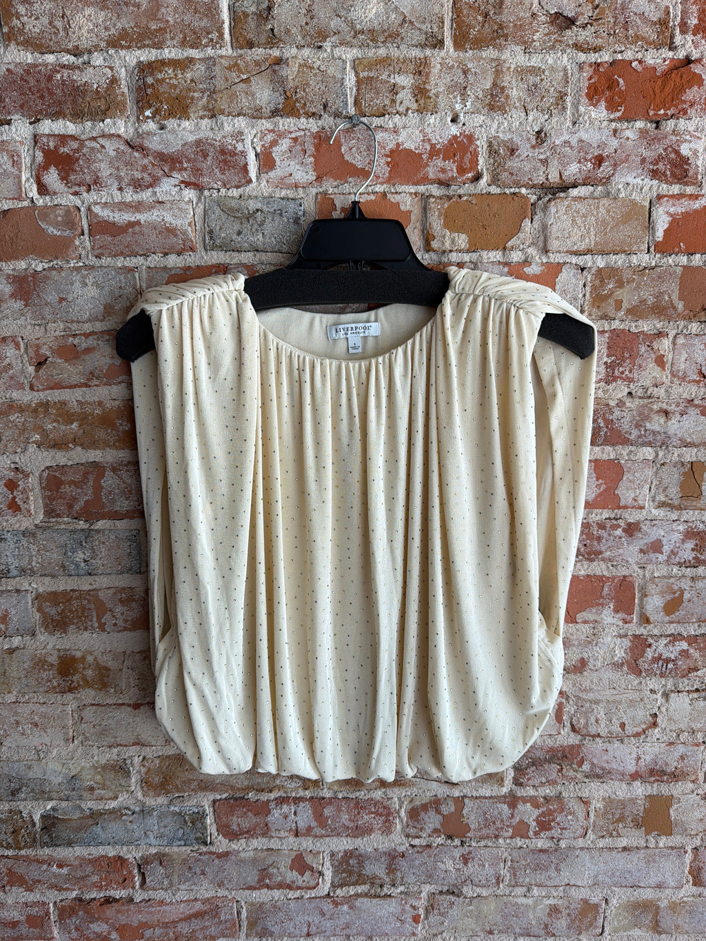 Liverpool Sleeveless Draped Tank