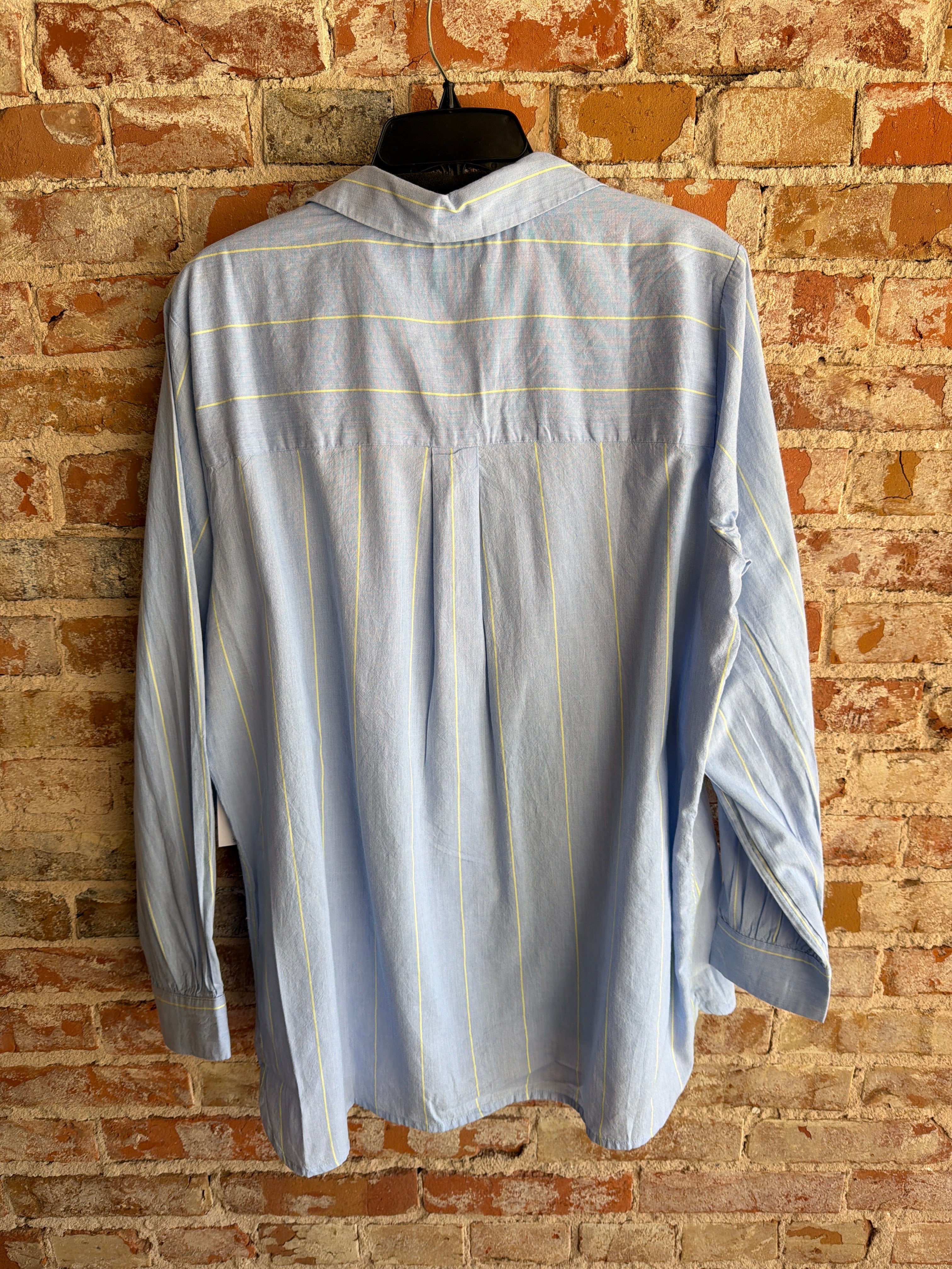 Tribal Button Front Top