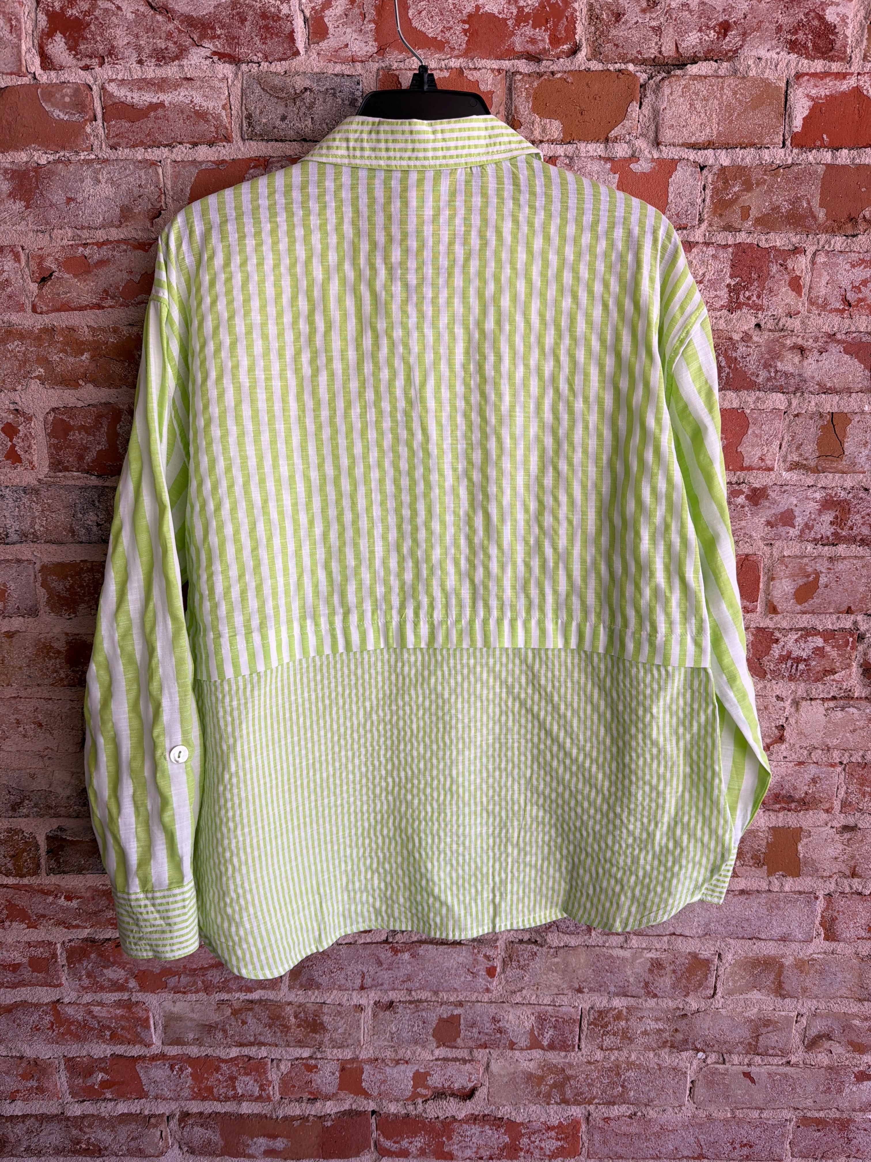 Multiples Button Front Cuffed Top