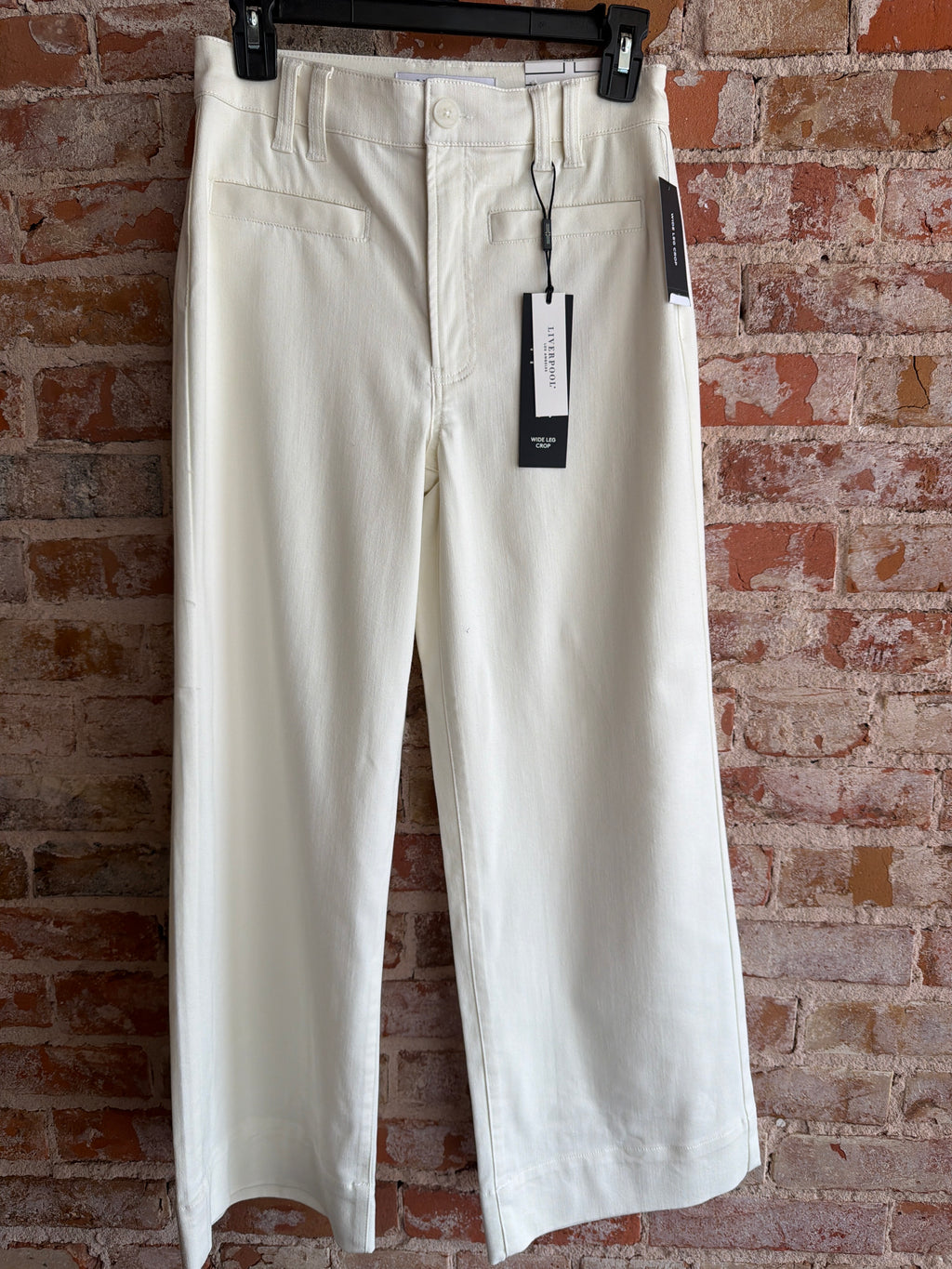 Liverpool Wide Leg Crop Jean