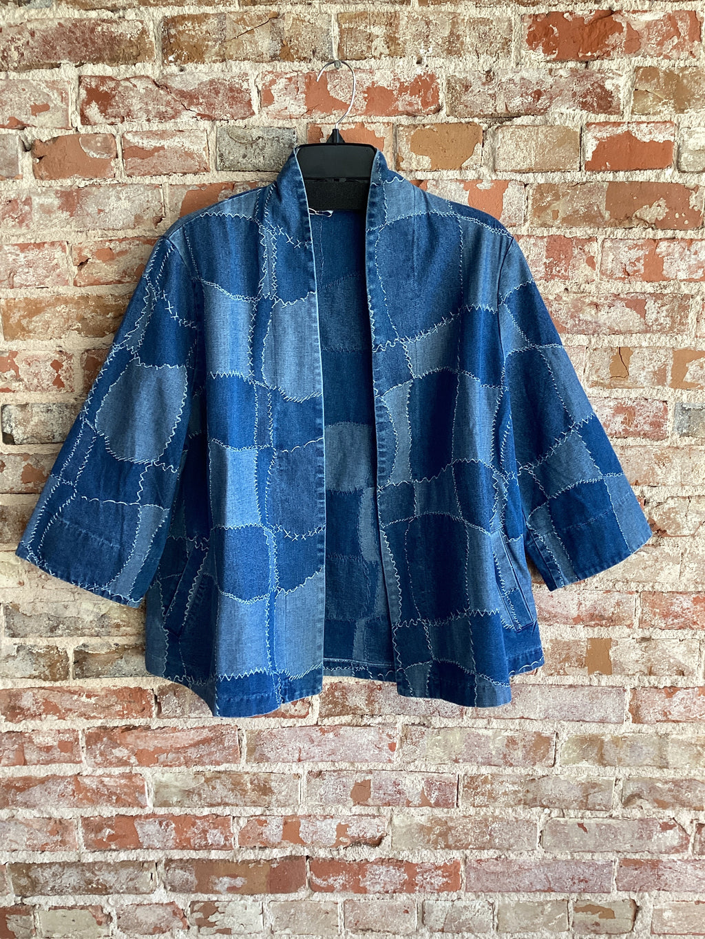 Shana Patchwork Denim Jacket