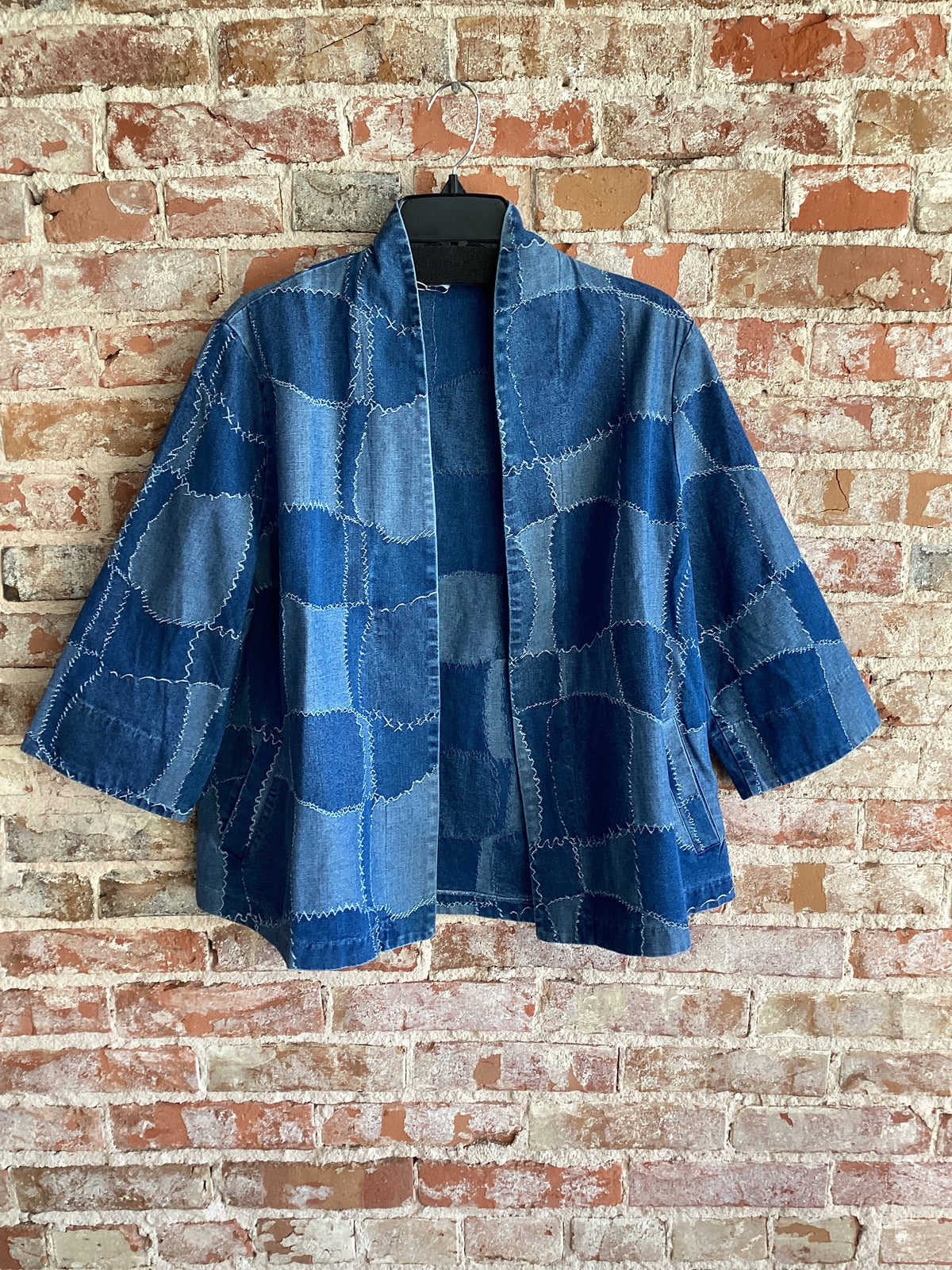 Shana Patchwork Denim Jacket