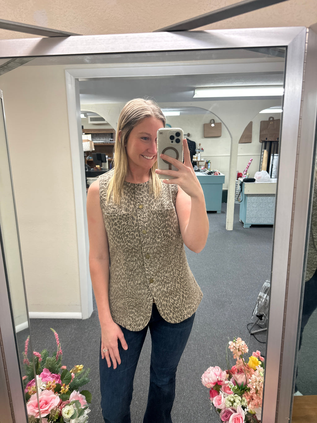 Liverpool Animal print Vest