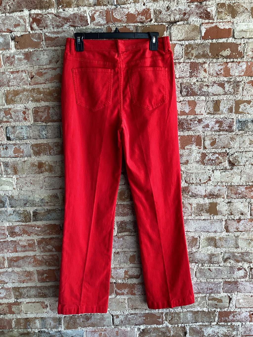 A La Carte Velvet Red Pants