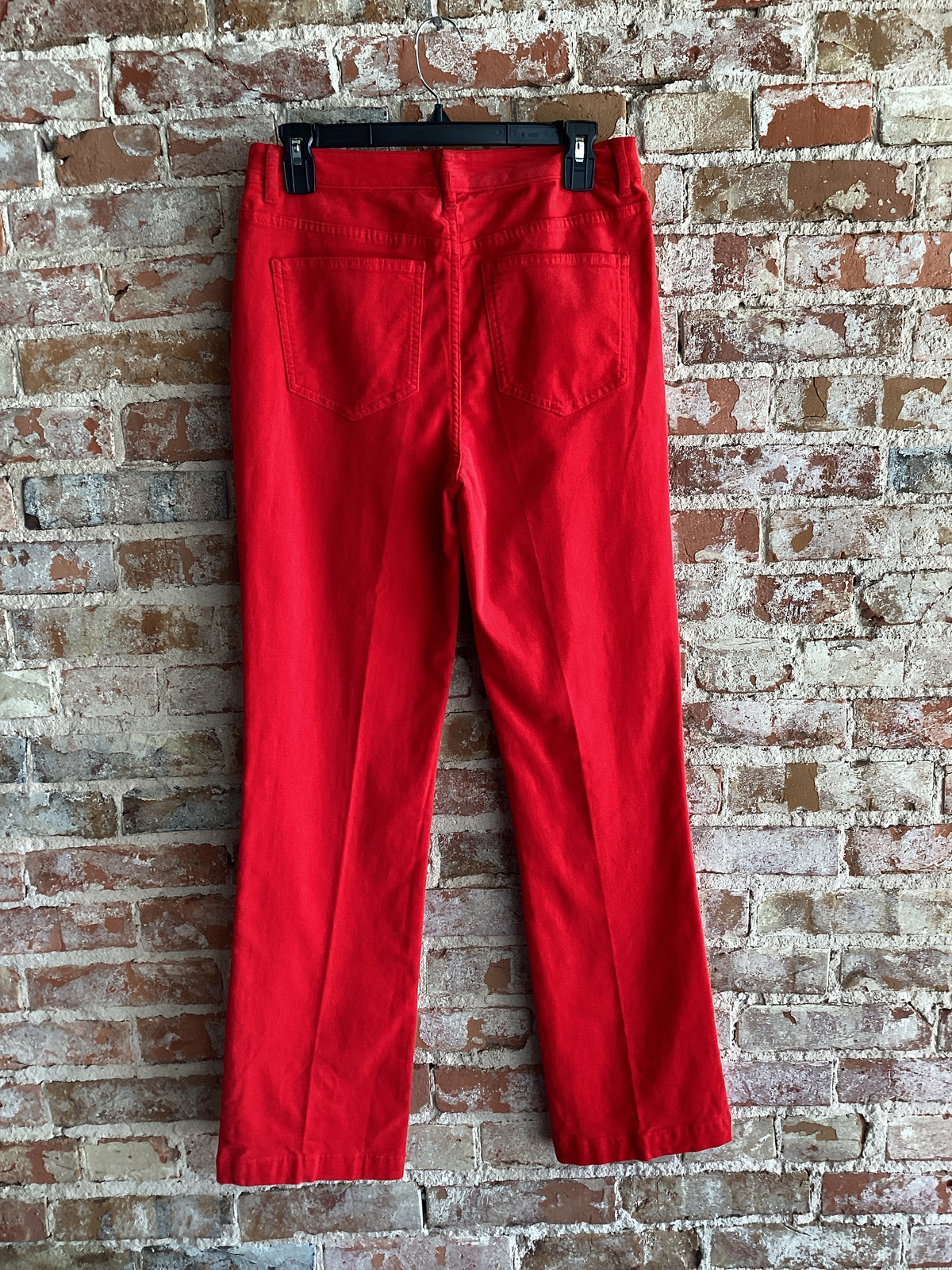 A La Carte Velvet Red Pants