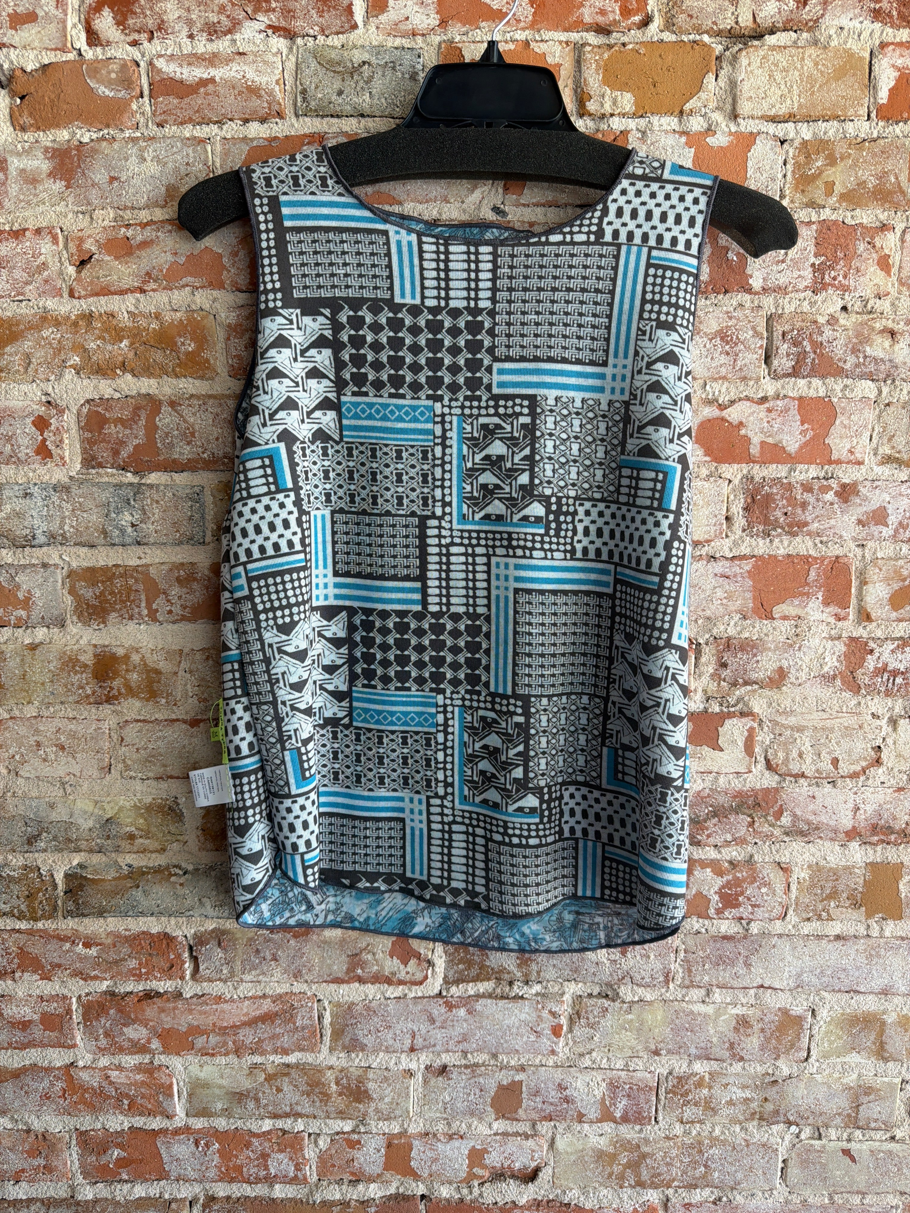 Trisha Tyler Line Drawing Reversible Tank