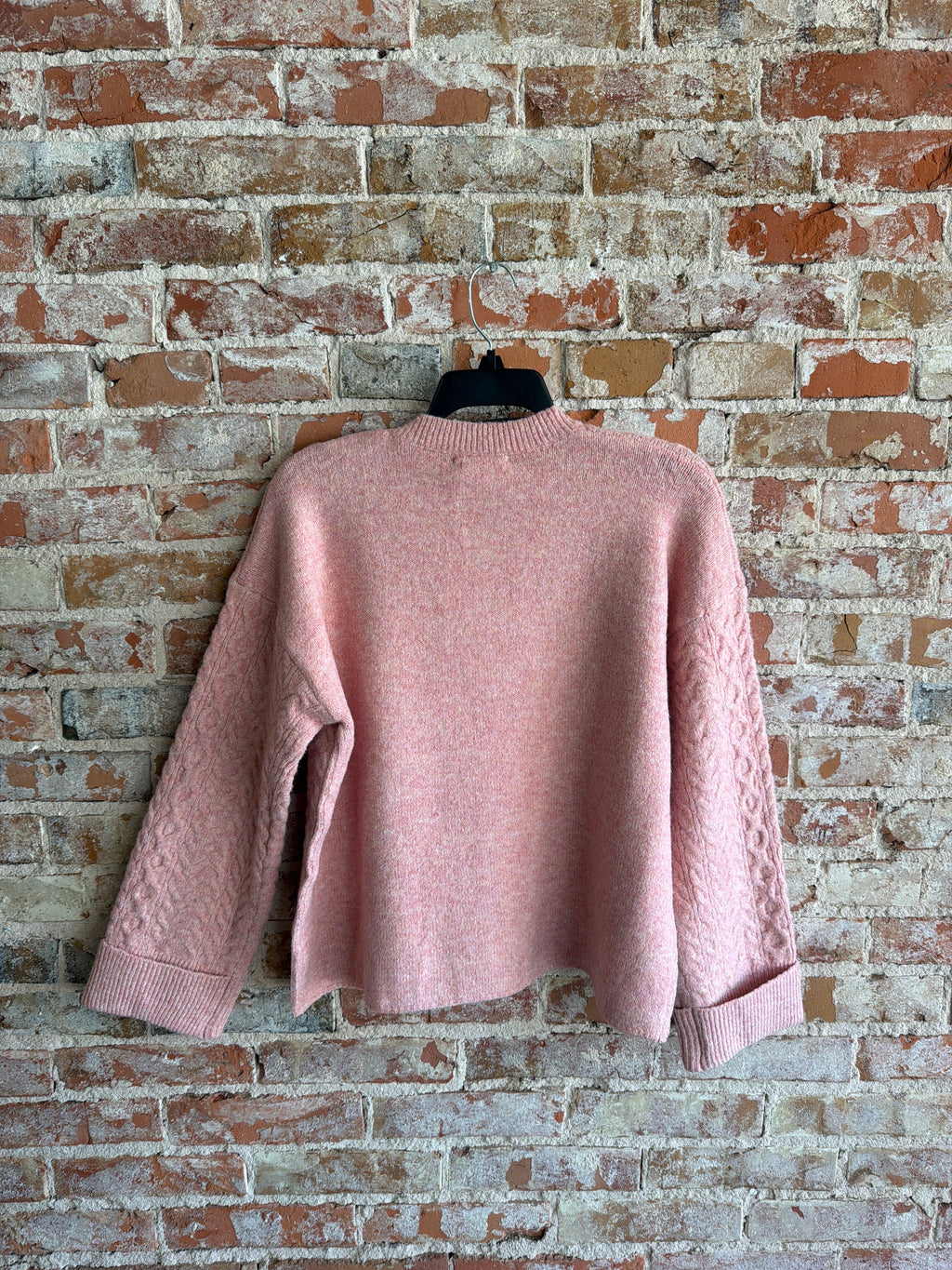 Ethyl Fuzzy Waffle Sweater