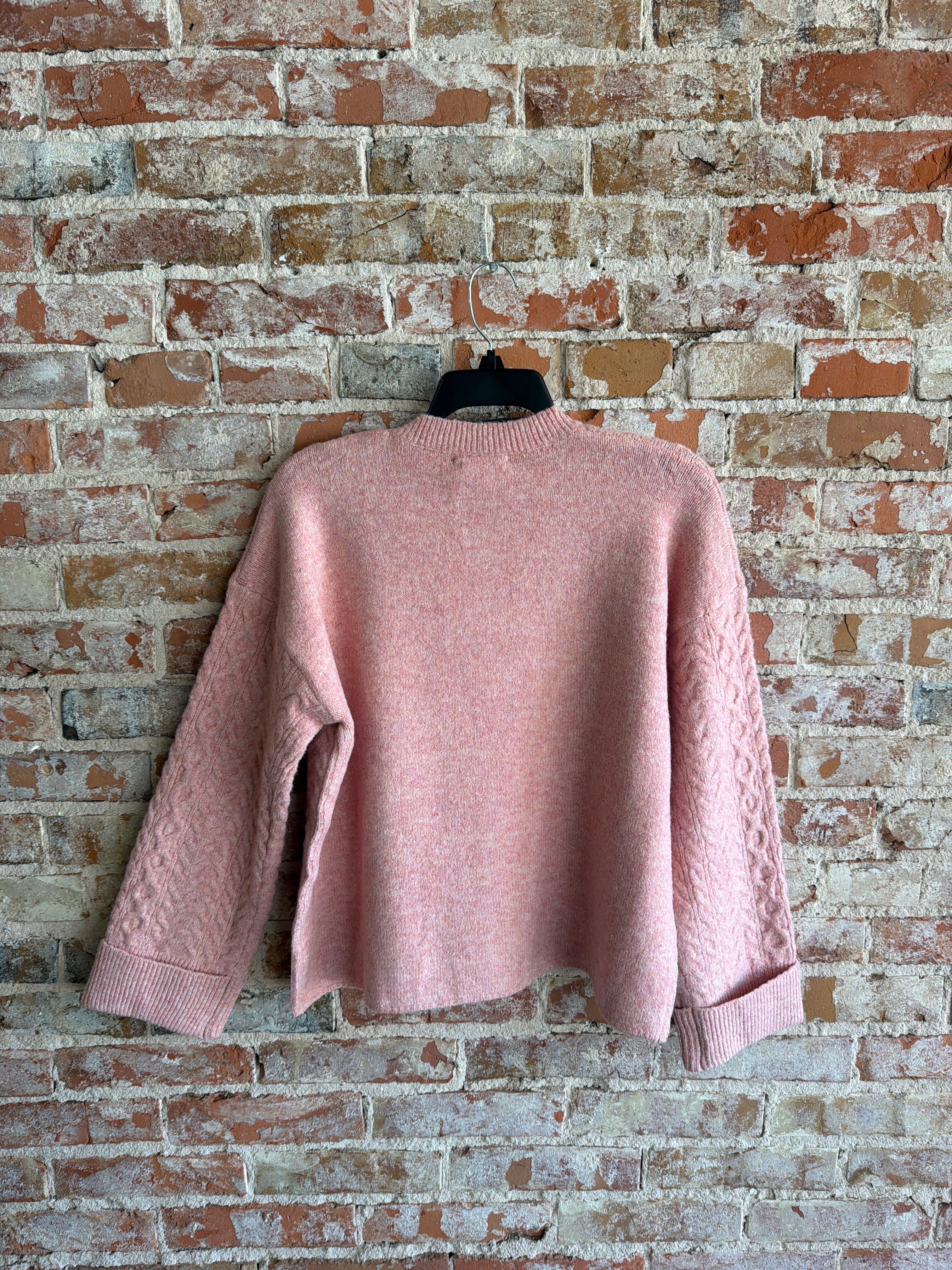Ethyl Fuzzy Waffle Sweater