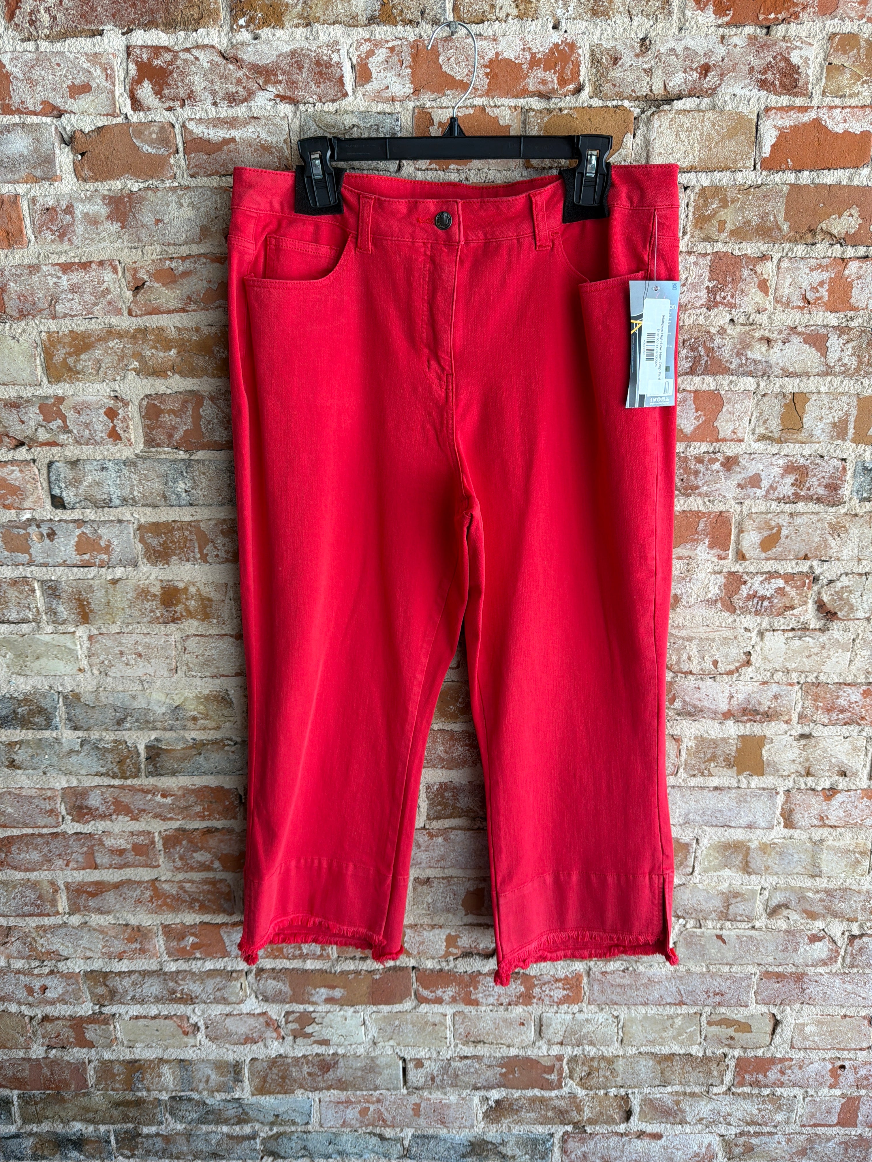 Multiples High-Low Hem Crop Pant