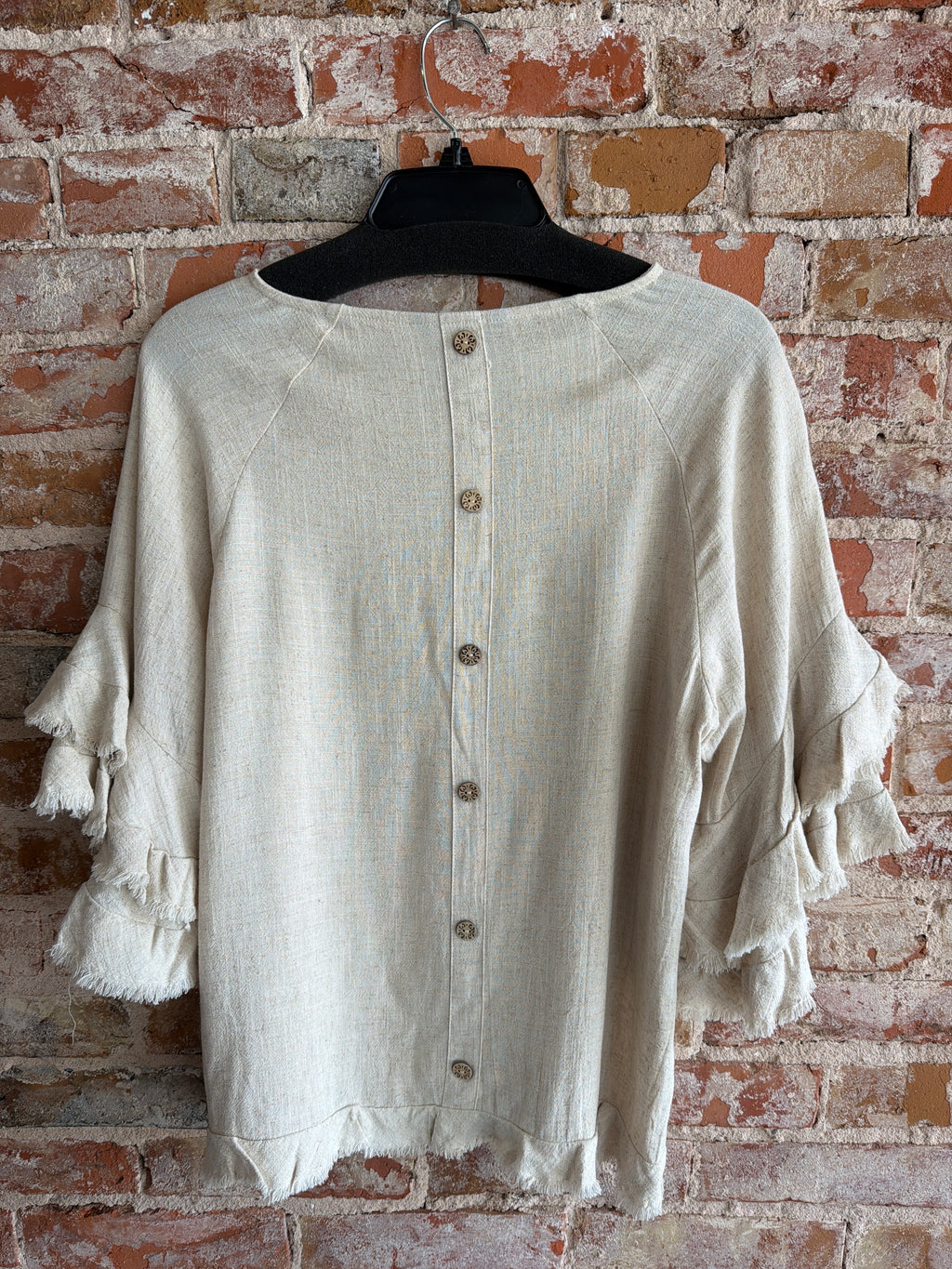 Multiples Flounce Top