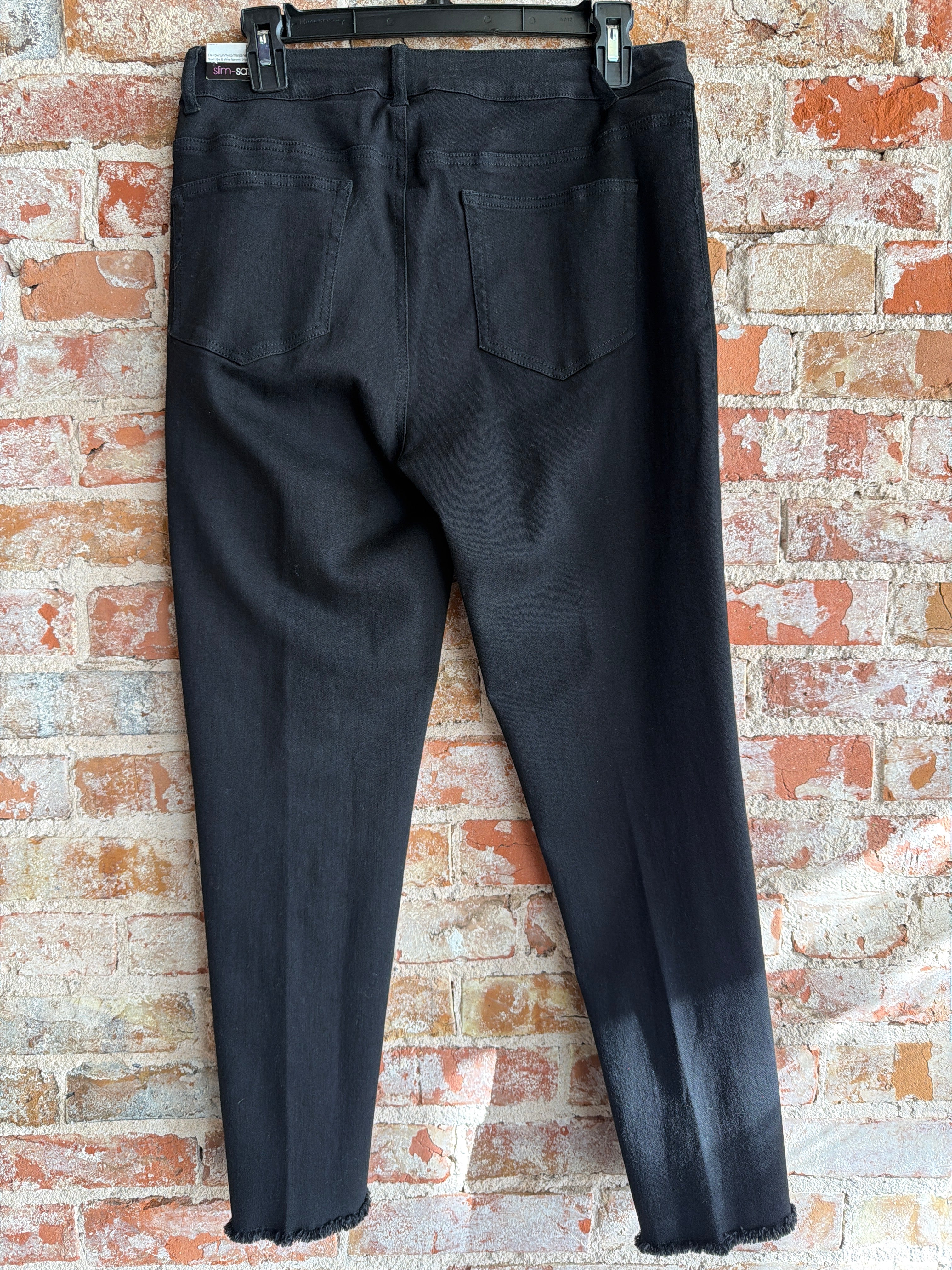 Slim-Sation Button Ankle Jean