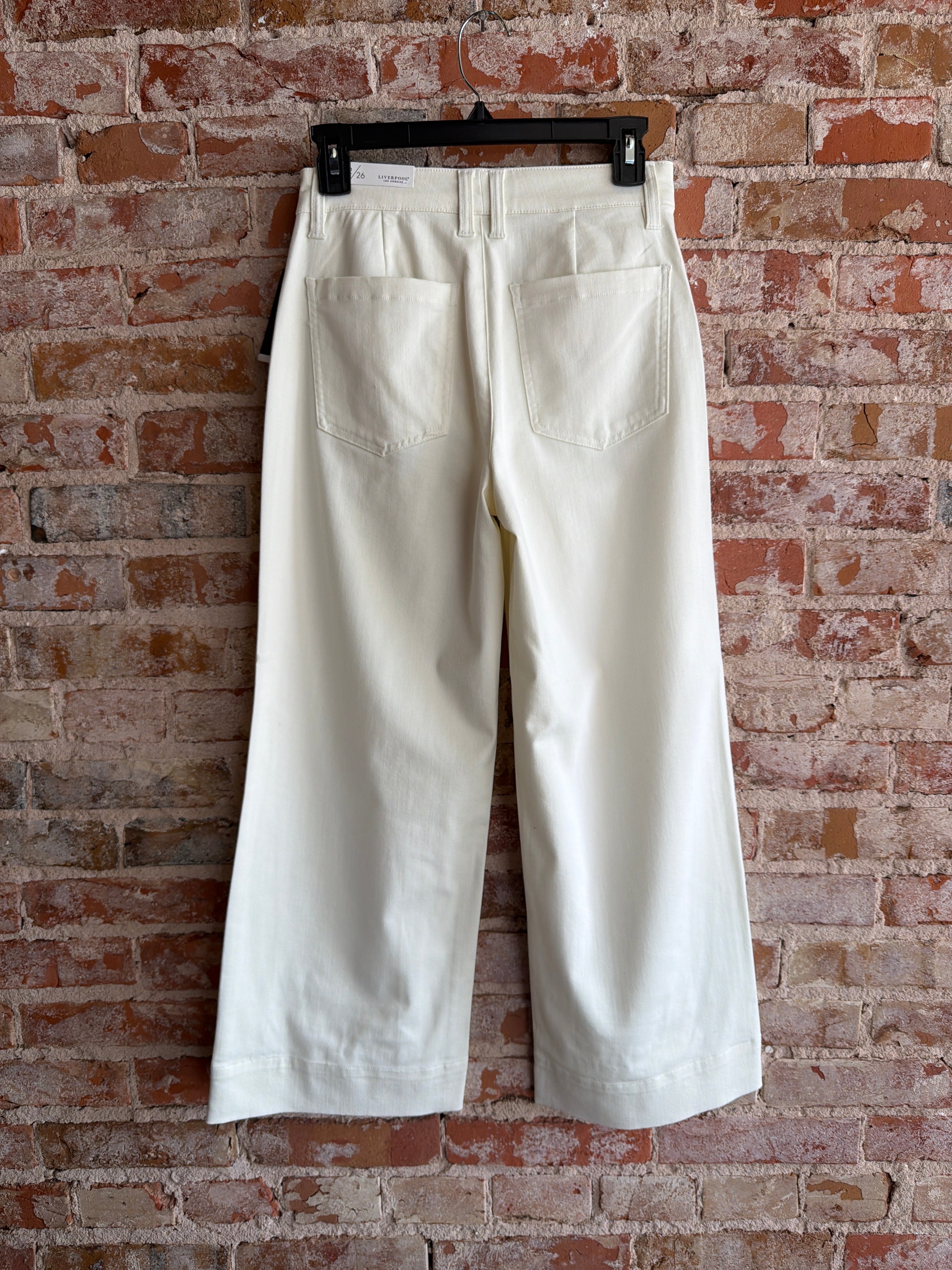 Liverpool Wide Leg Crop Jean