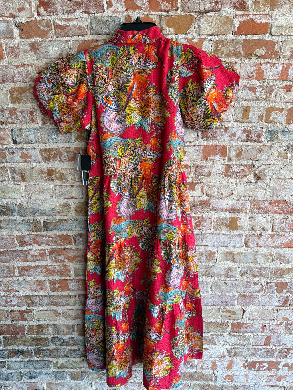 APNY Tiered Puff Sleeve Dress