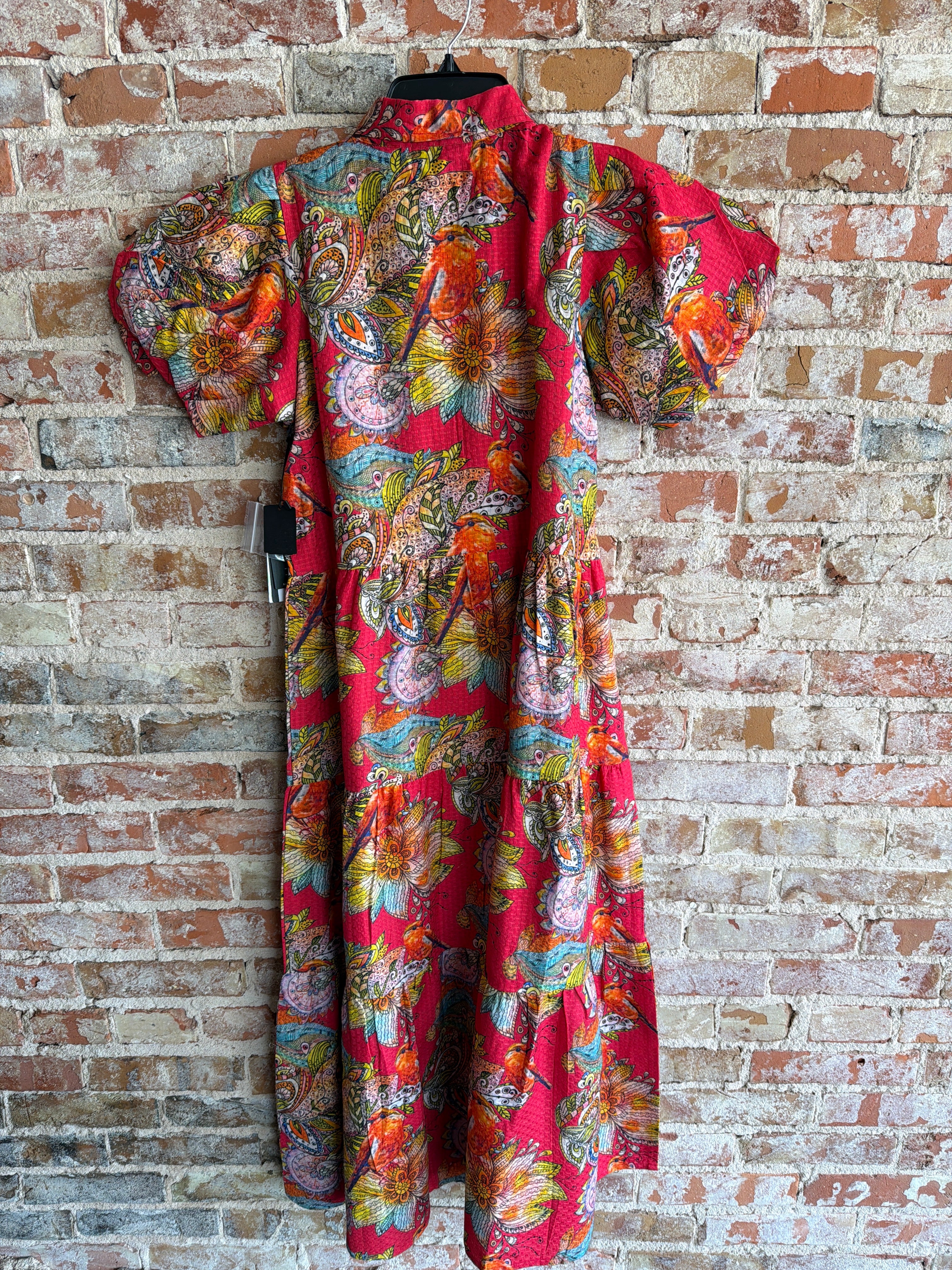 APNY Tiered Puff Sleeve Dress