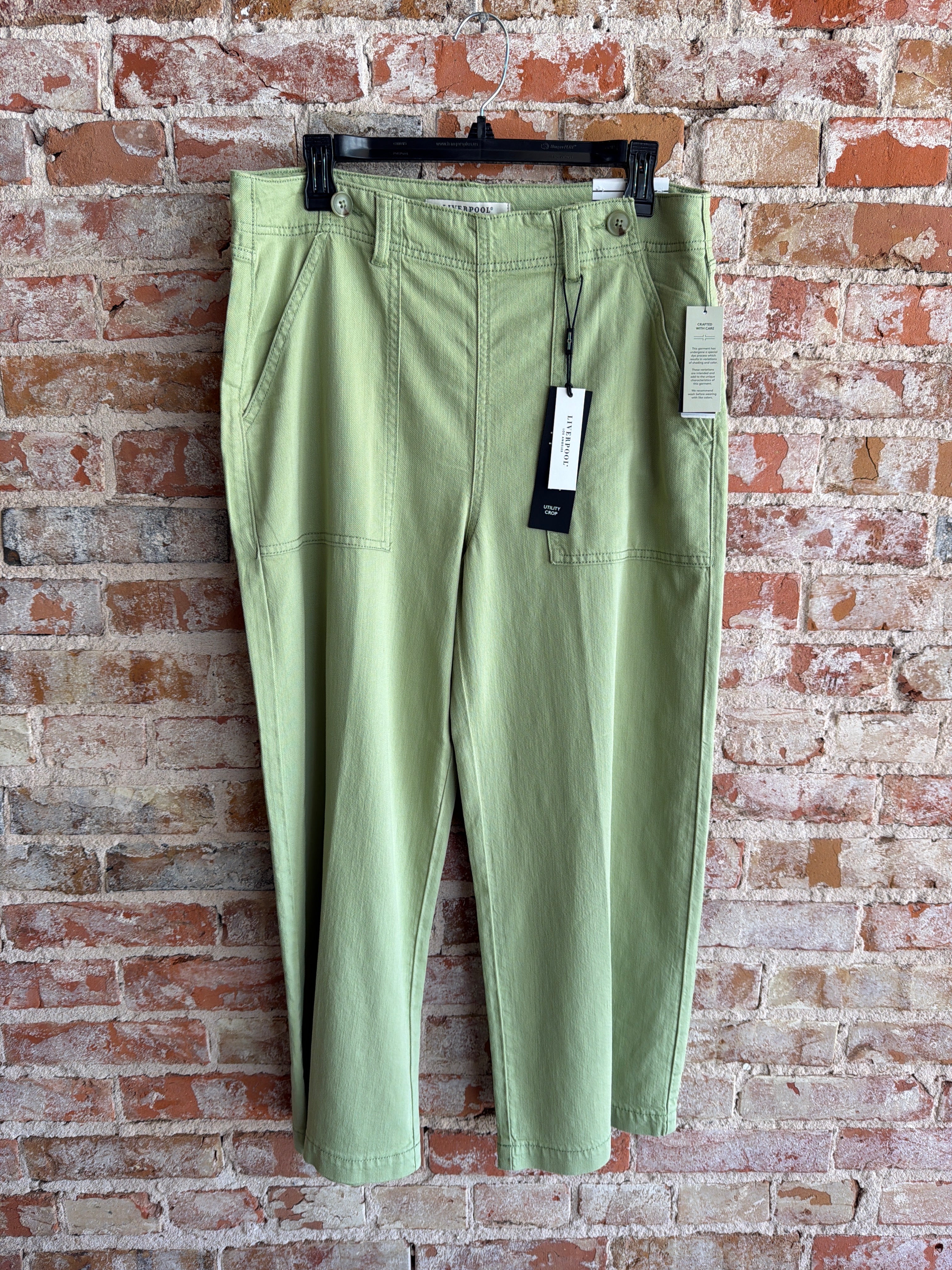 Liverpool Utility Crop Wide Leg