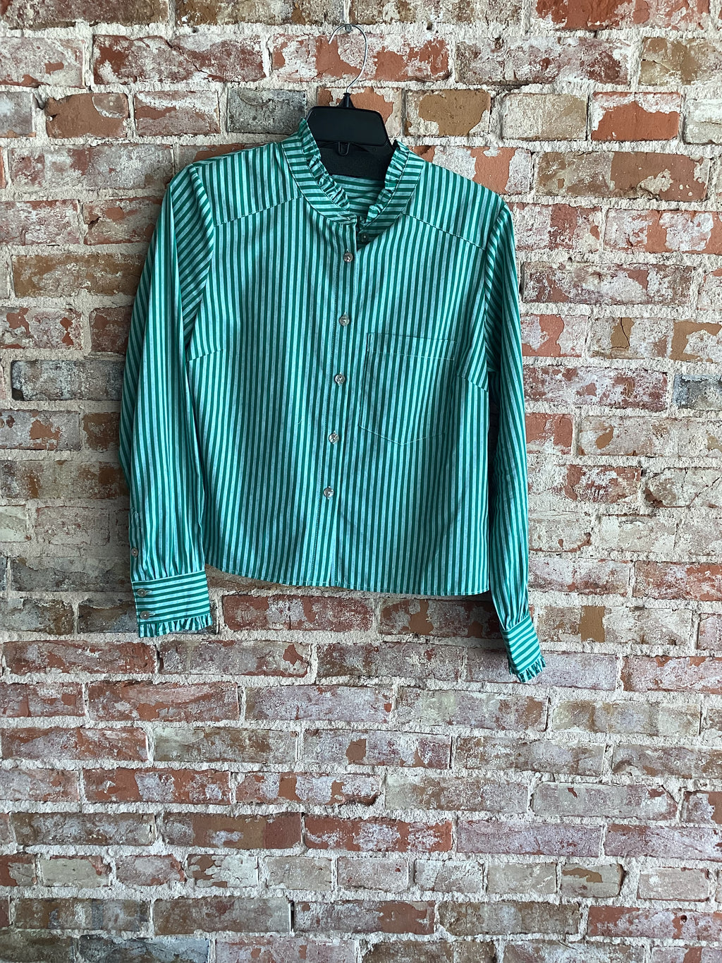 Emerald Ruffle Cropped