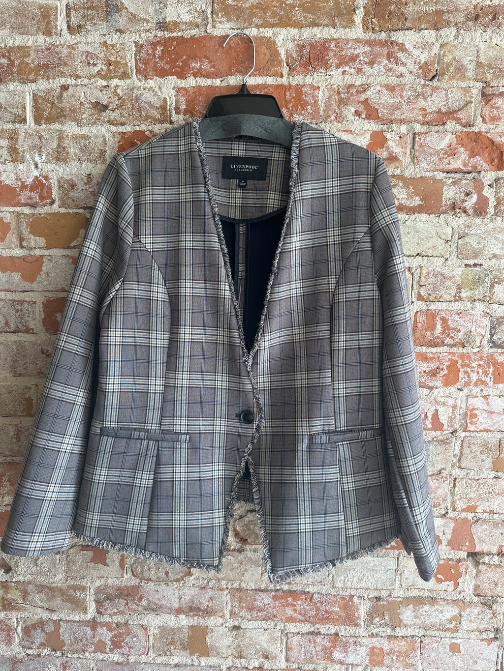Liverpool plaid Blazer