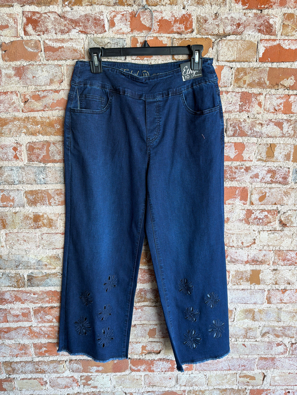 Ethyl Flower Cutout Jean